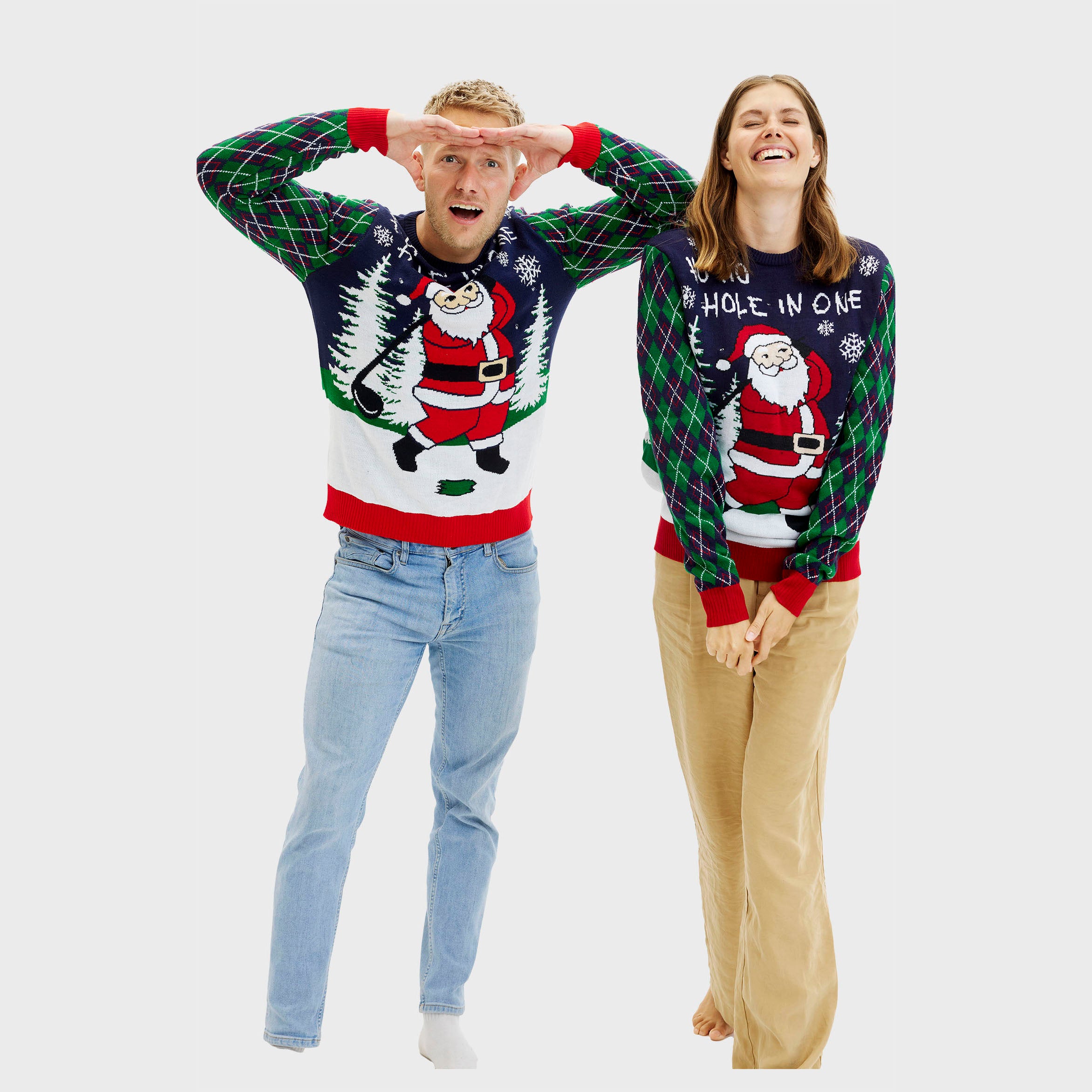 Ho Ho Hole In One Jultröjan - Dam