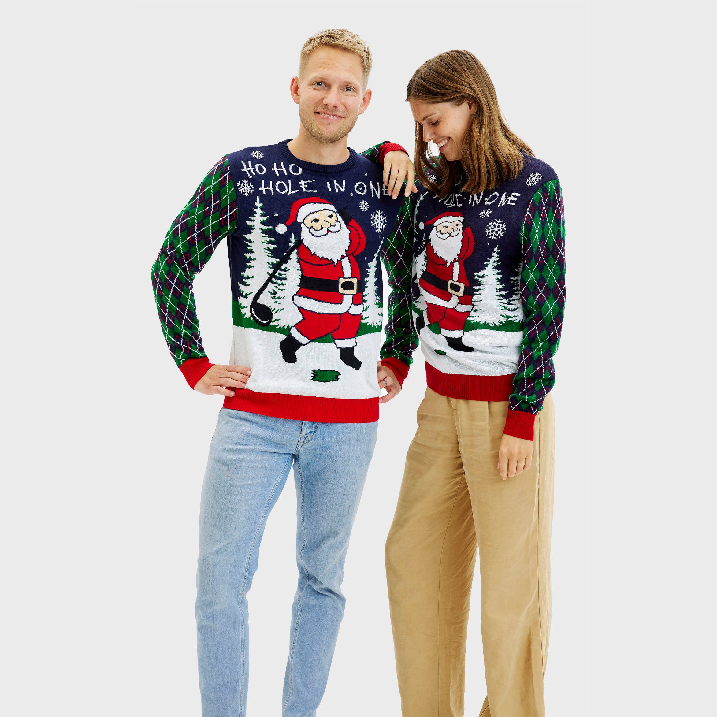 Ho Ho Hole In One Jultröjan - Dam