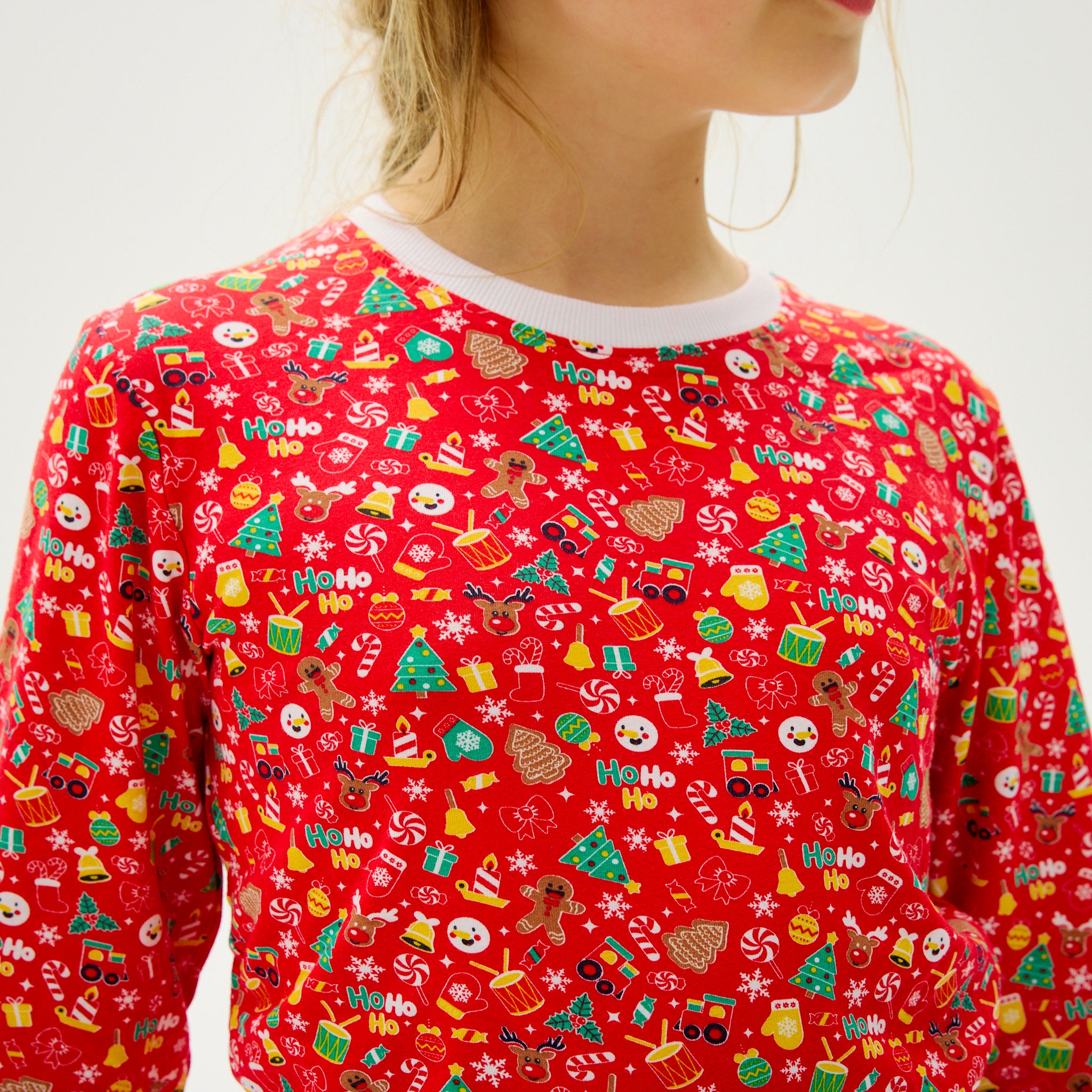 Crazy Julpyjamas Röd - Barn.