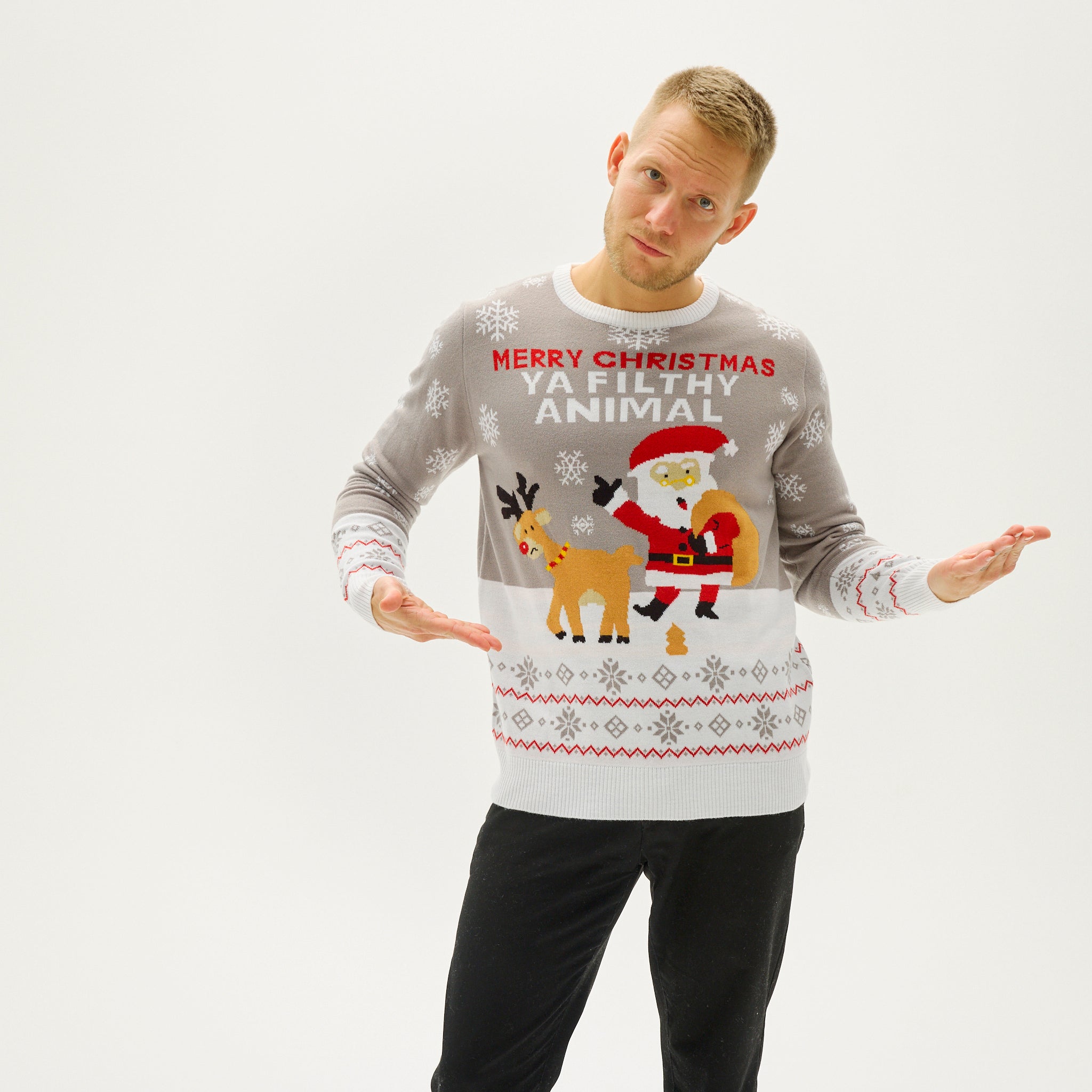 Ya Filthy Animal Jultröja - Herr