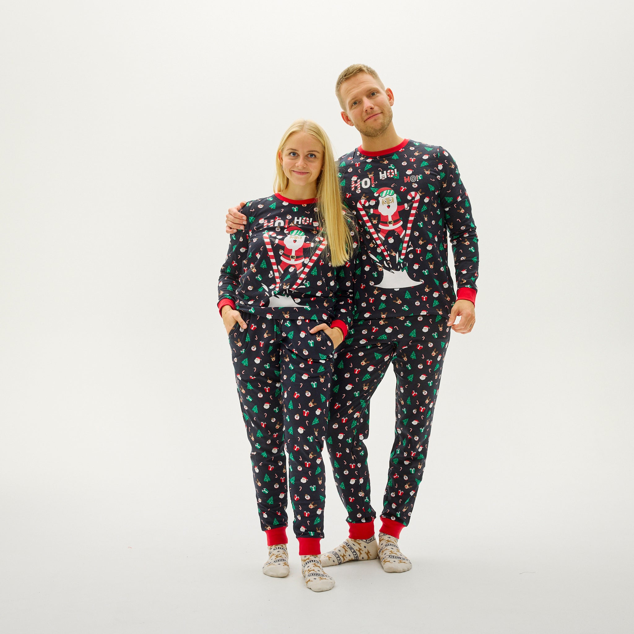 Flying Santa Julpyjamas - Herr.