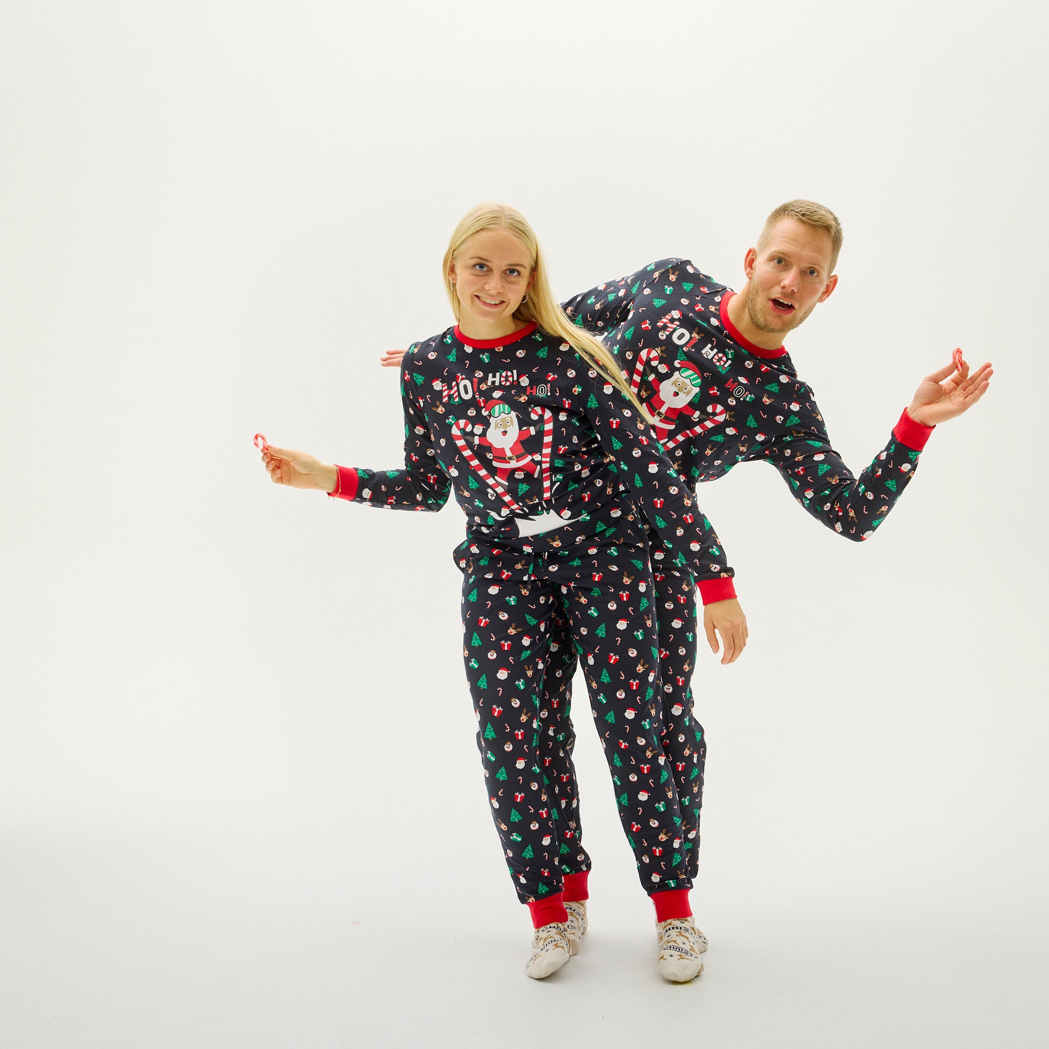 Flying Santa Julpyjamas - Herr.