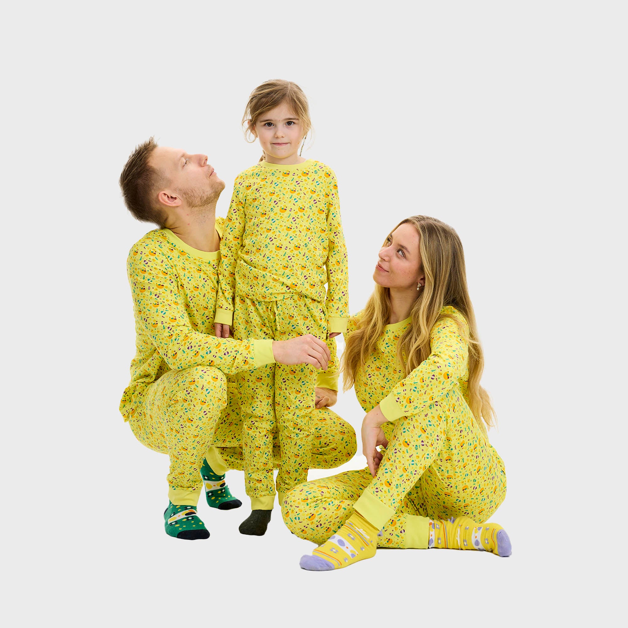 Påskpyjamas Gul - Herr.