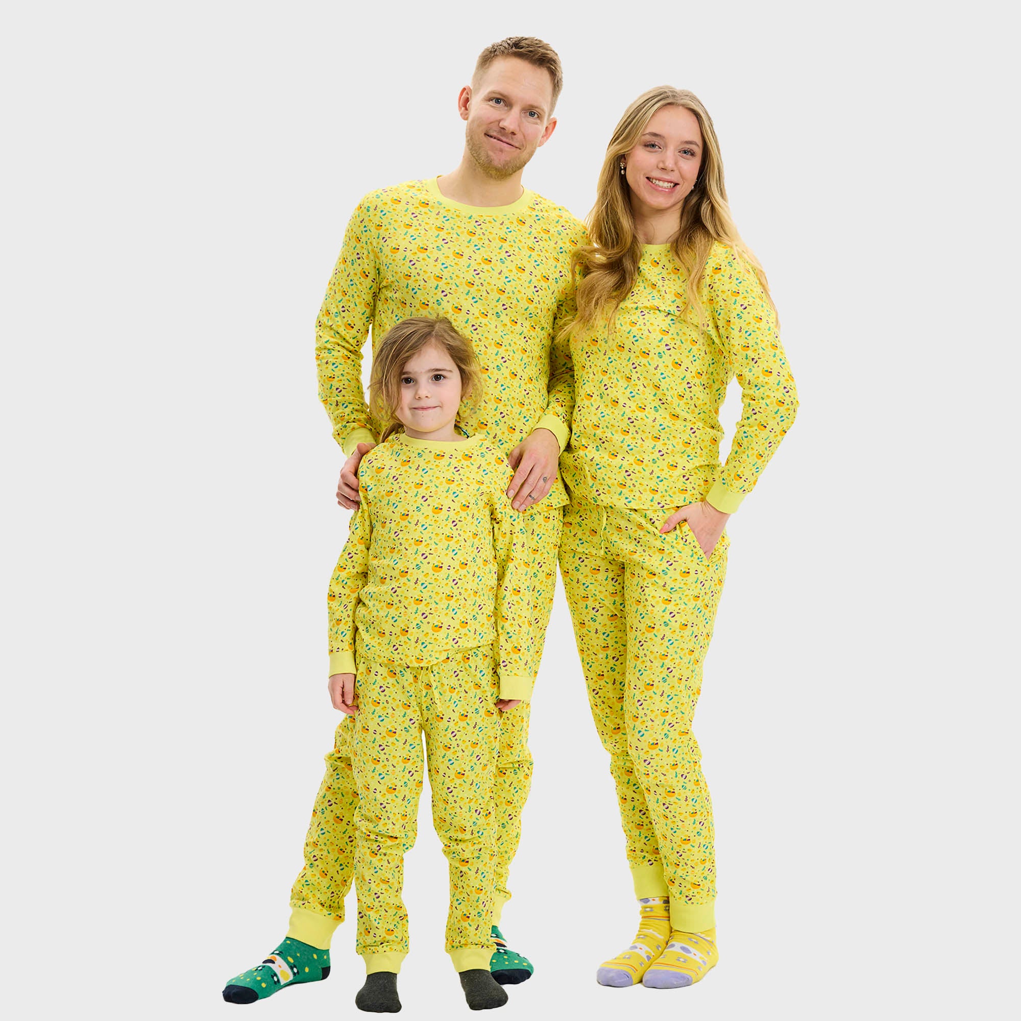 Påskpyjamas Gul - Dam.