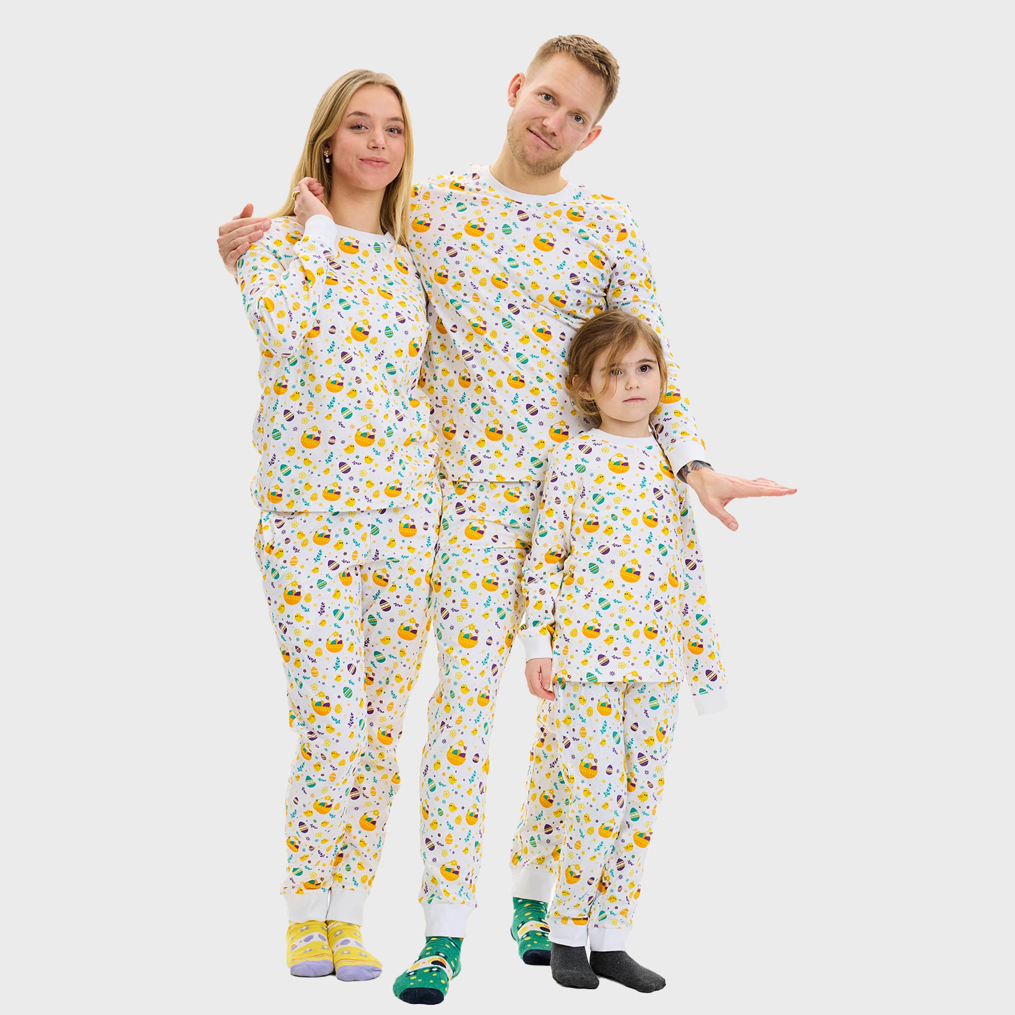 Påskpyjamas Vit - Dam.