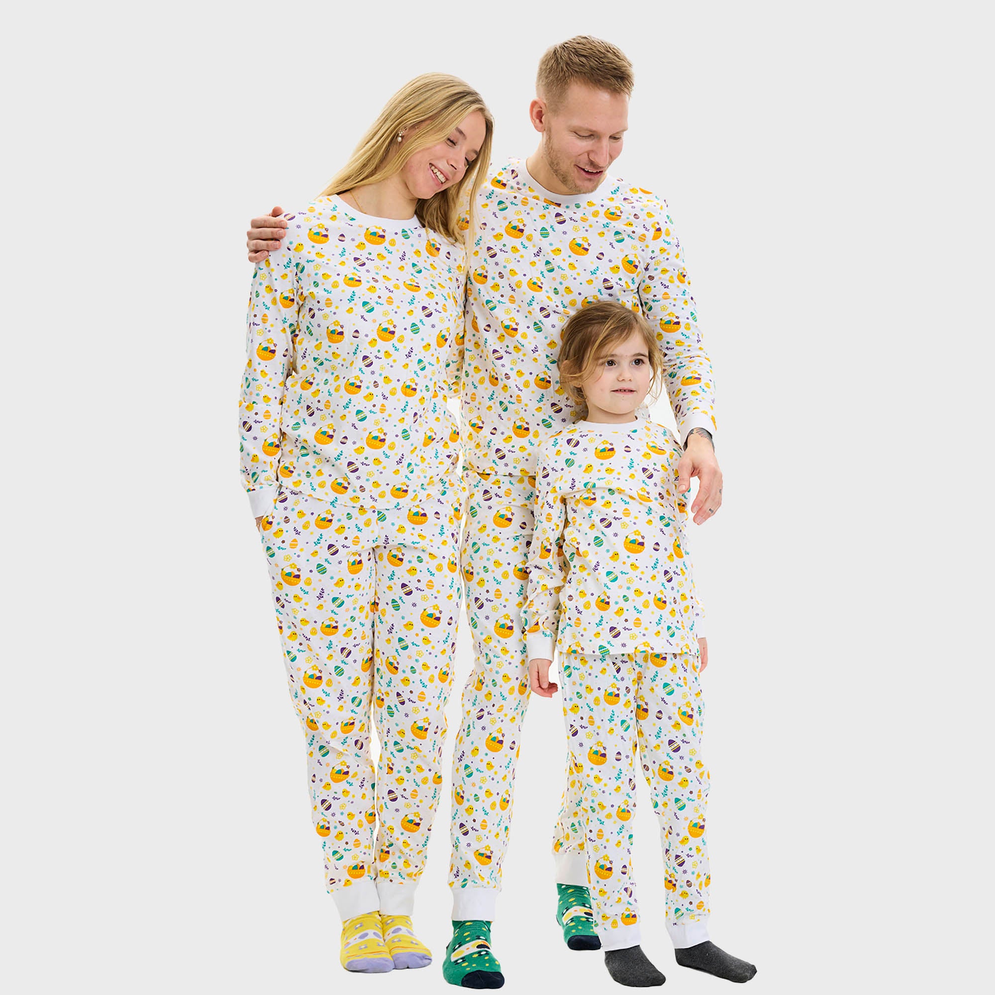 Påskpyjamas Vit - Herr.