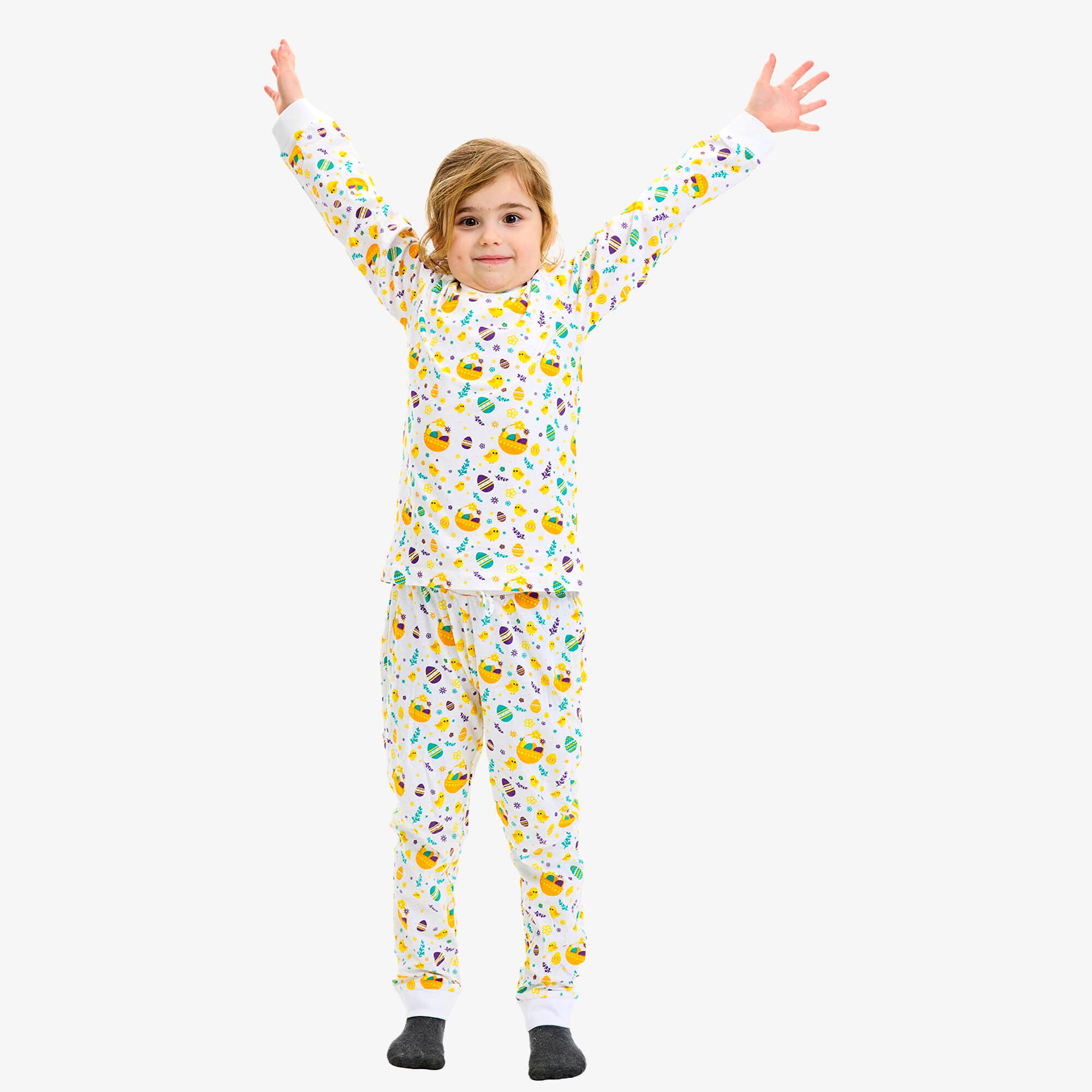 Påskpyjamas Vit - Barn.