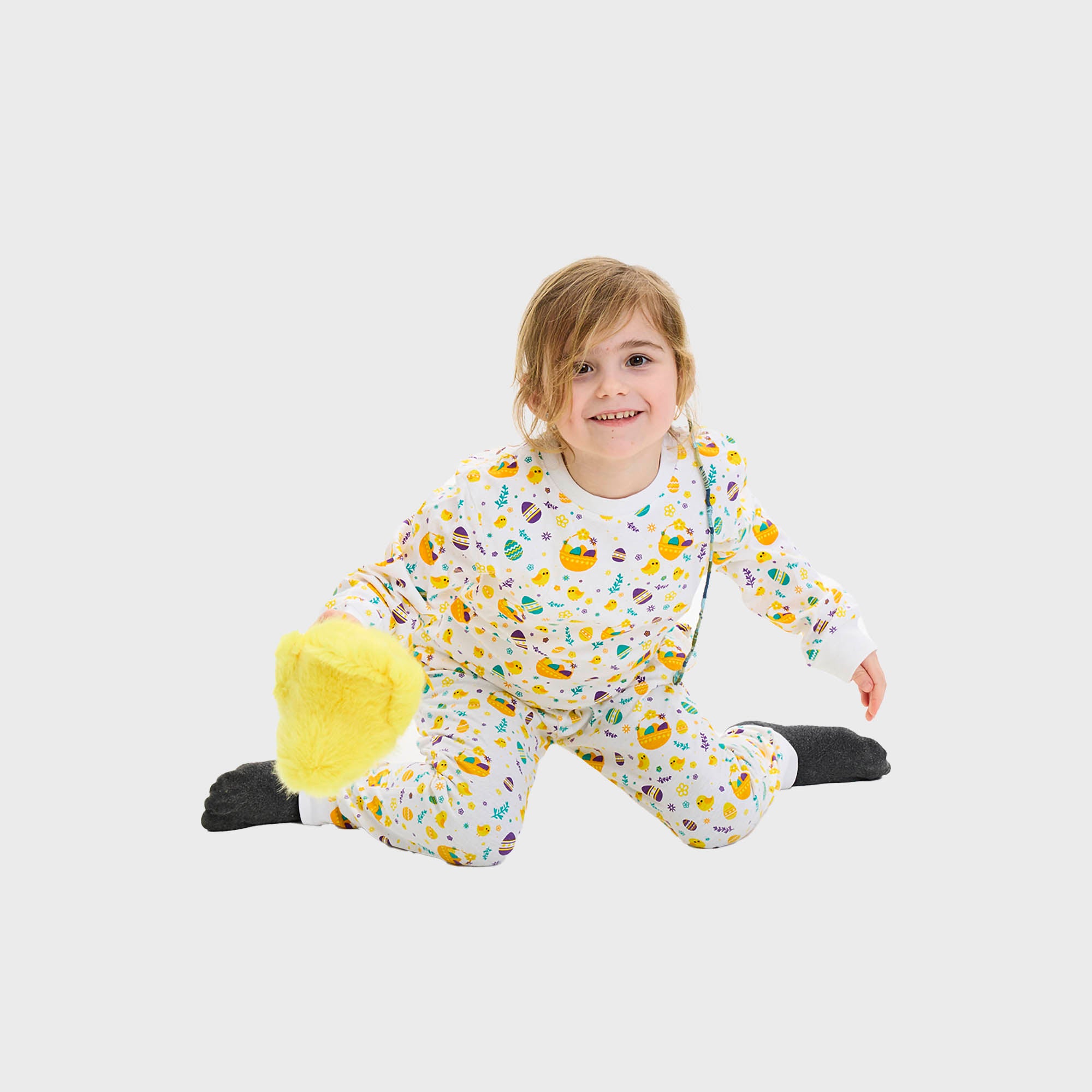 Påskpyjamas Vit - Barn.