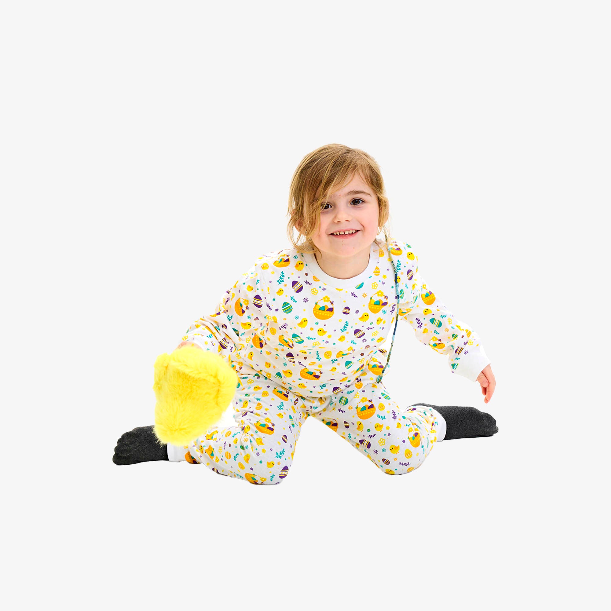 Påskpyjamas Vit - Barn.