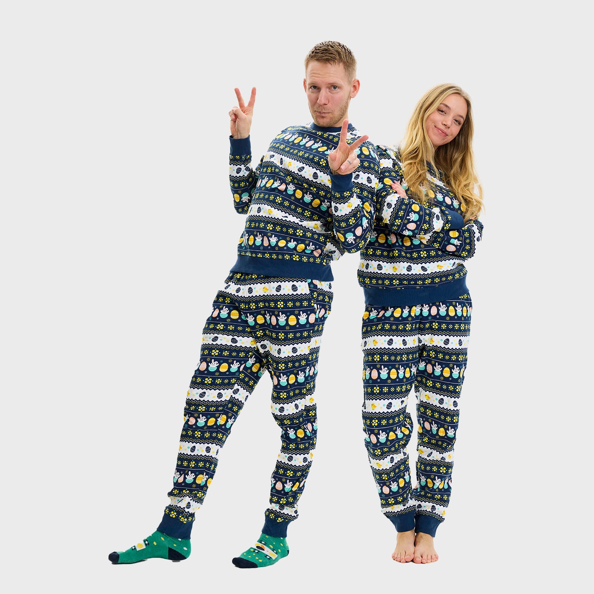 Påsksweatsuit Blå - Herr.