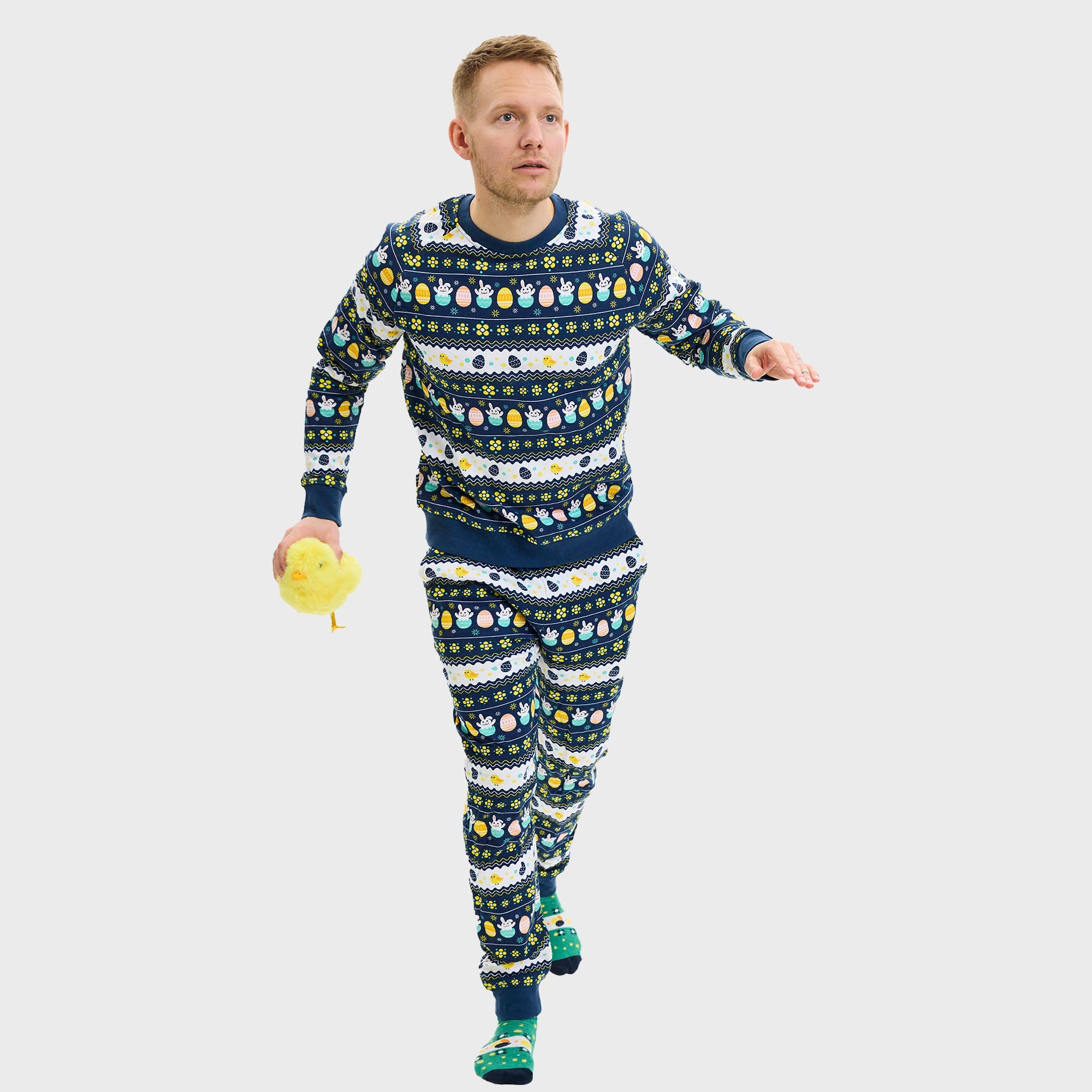 Påsksweatsuit Blå - Herr.