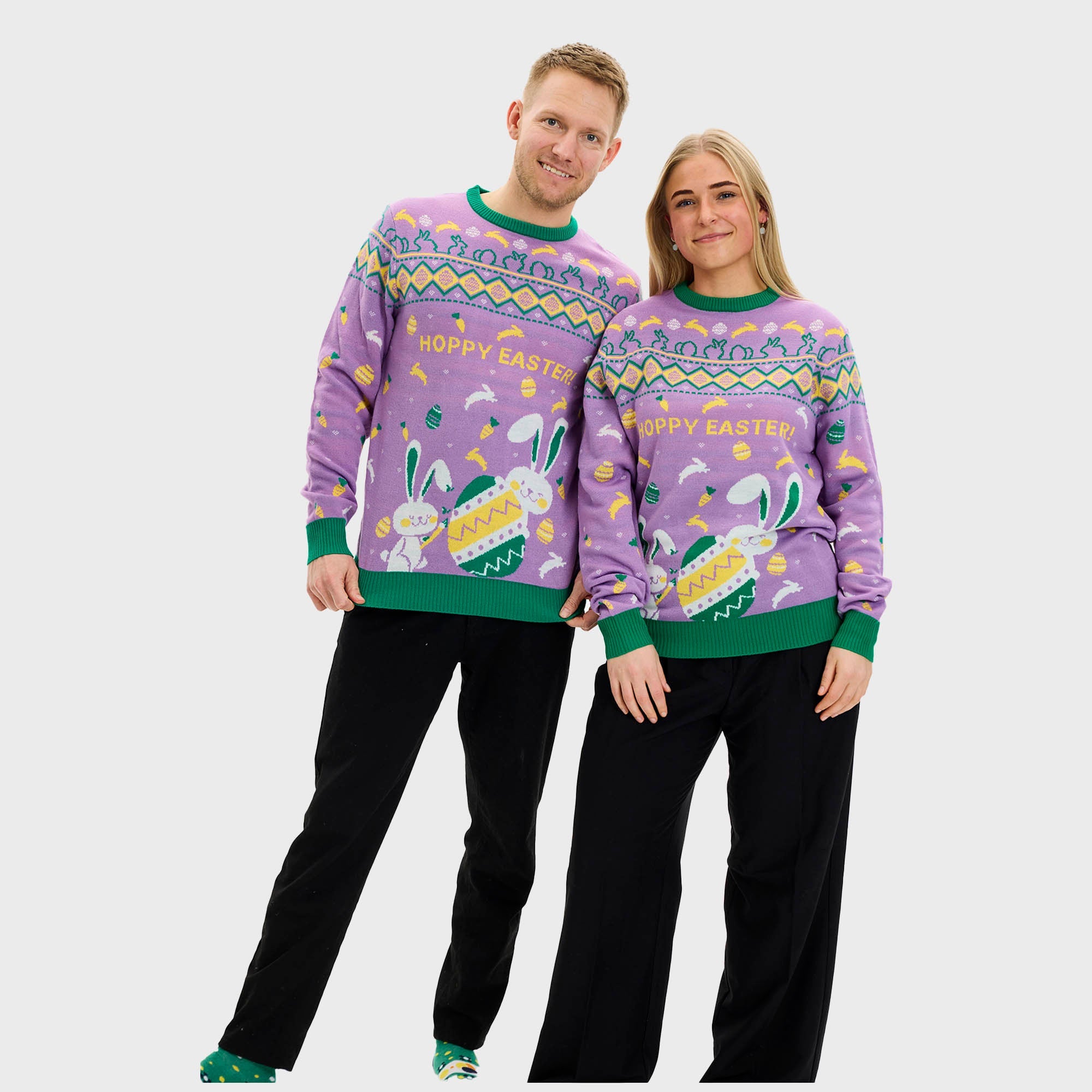 Eggcercise Påsktröjan Lila - Dam