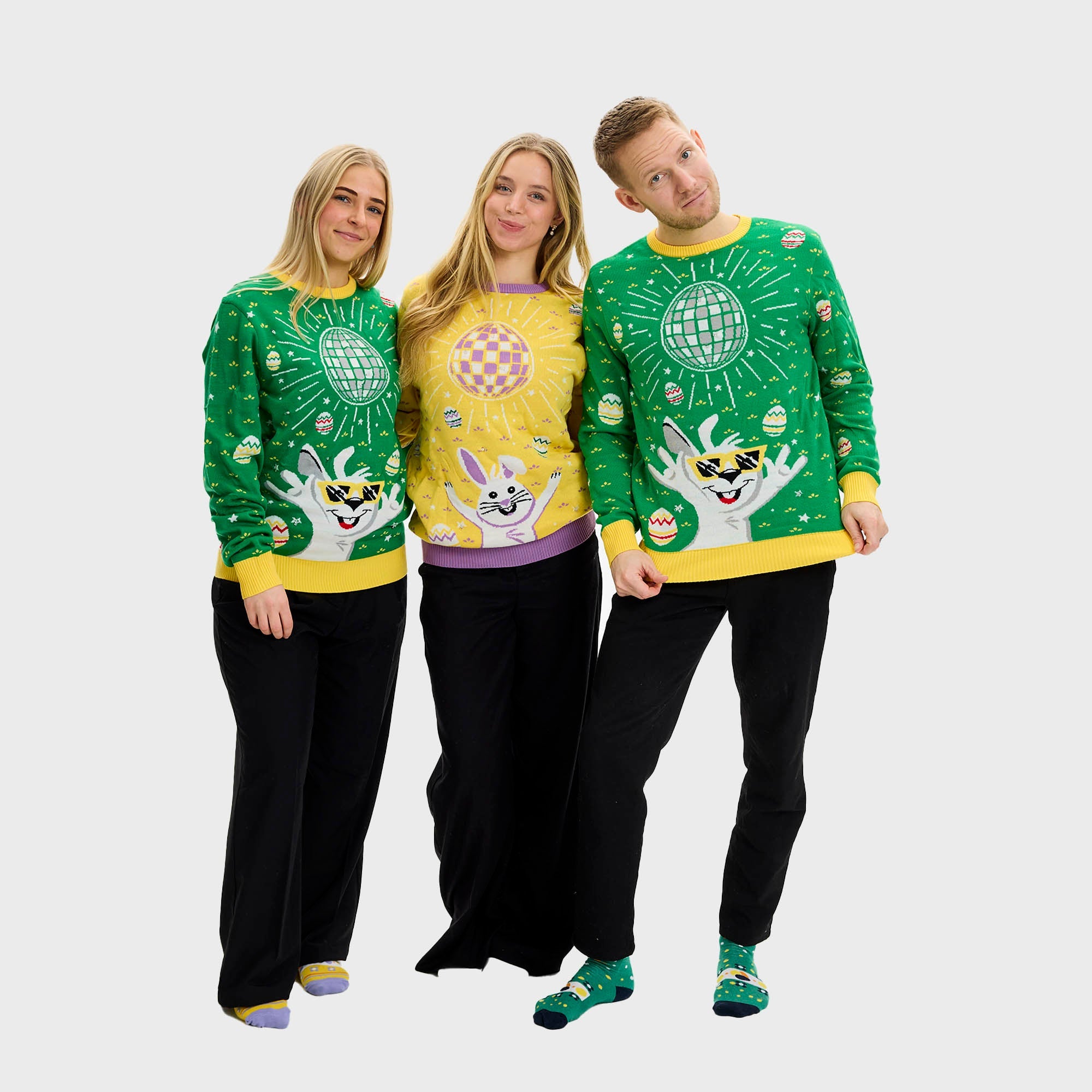 Disco Påsktröjan Grön - Herr