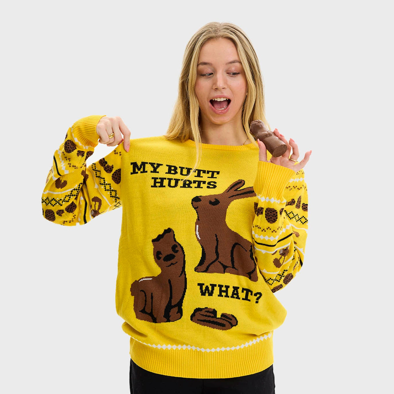 Påskharens påsktröja - dam