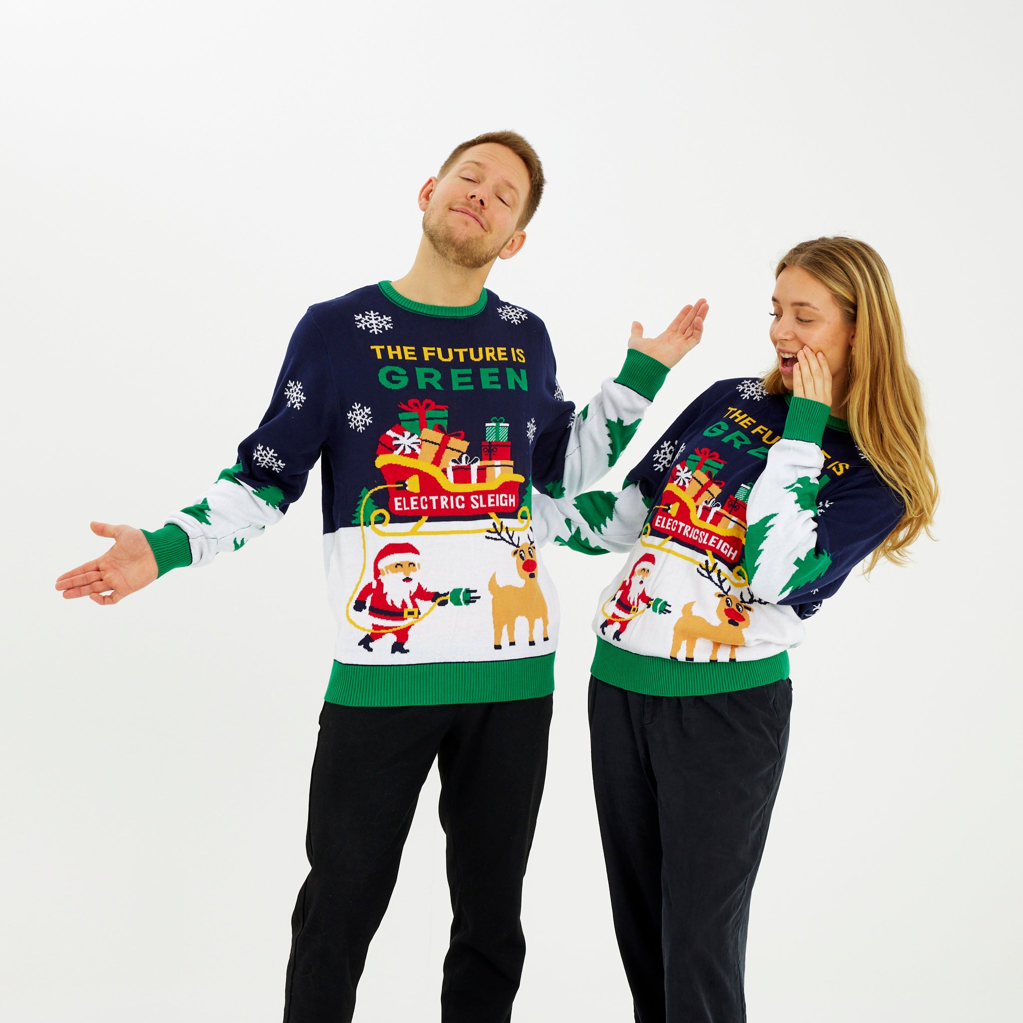 The Electric Christmas Sweater - Dam.