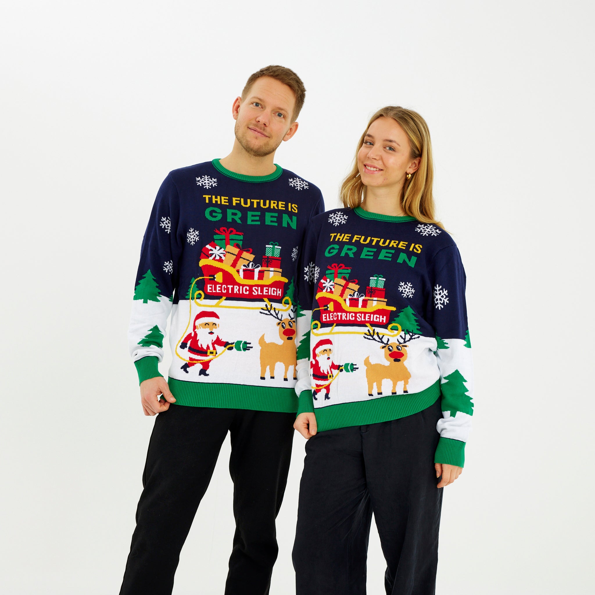 The Electric Christmas Sweater - Herr.