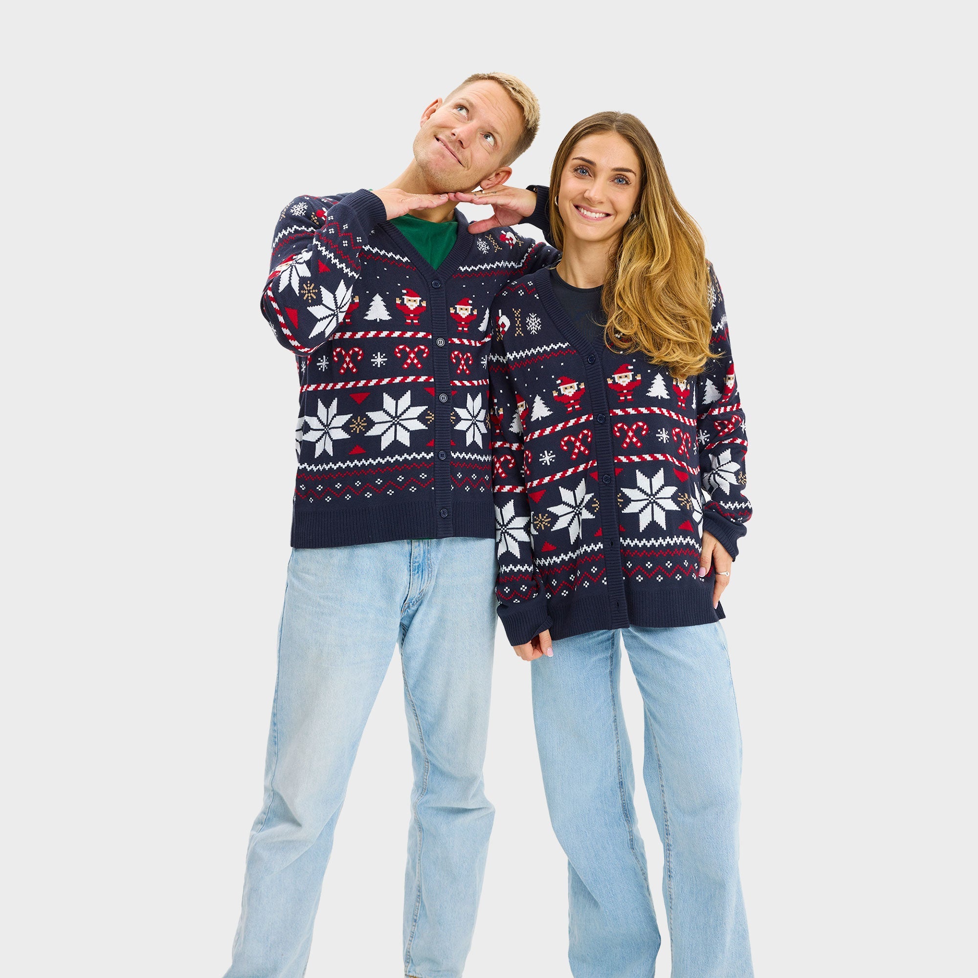 Santa’s julcardigan – Herr