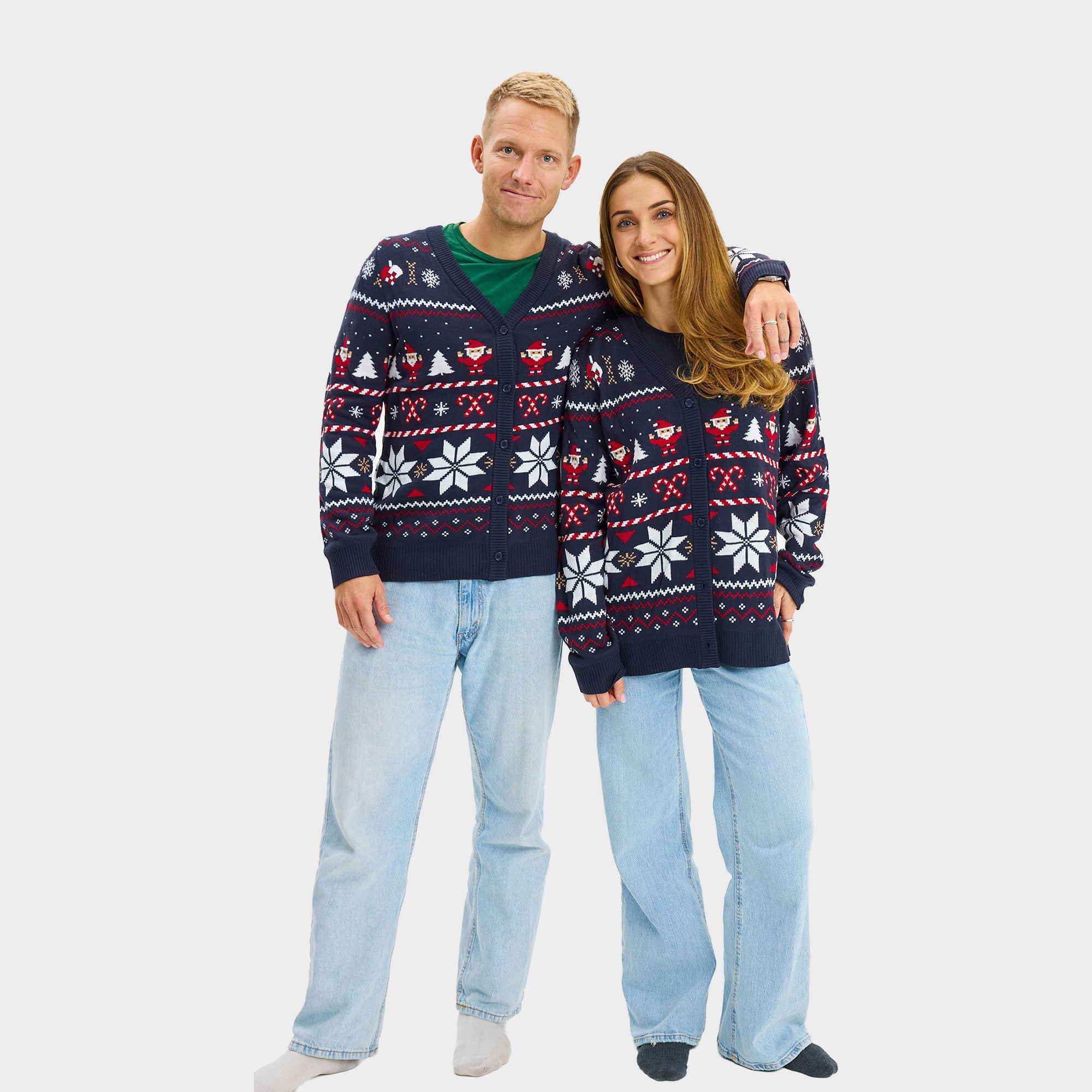 Santa’s julcardigan – Dam