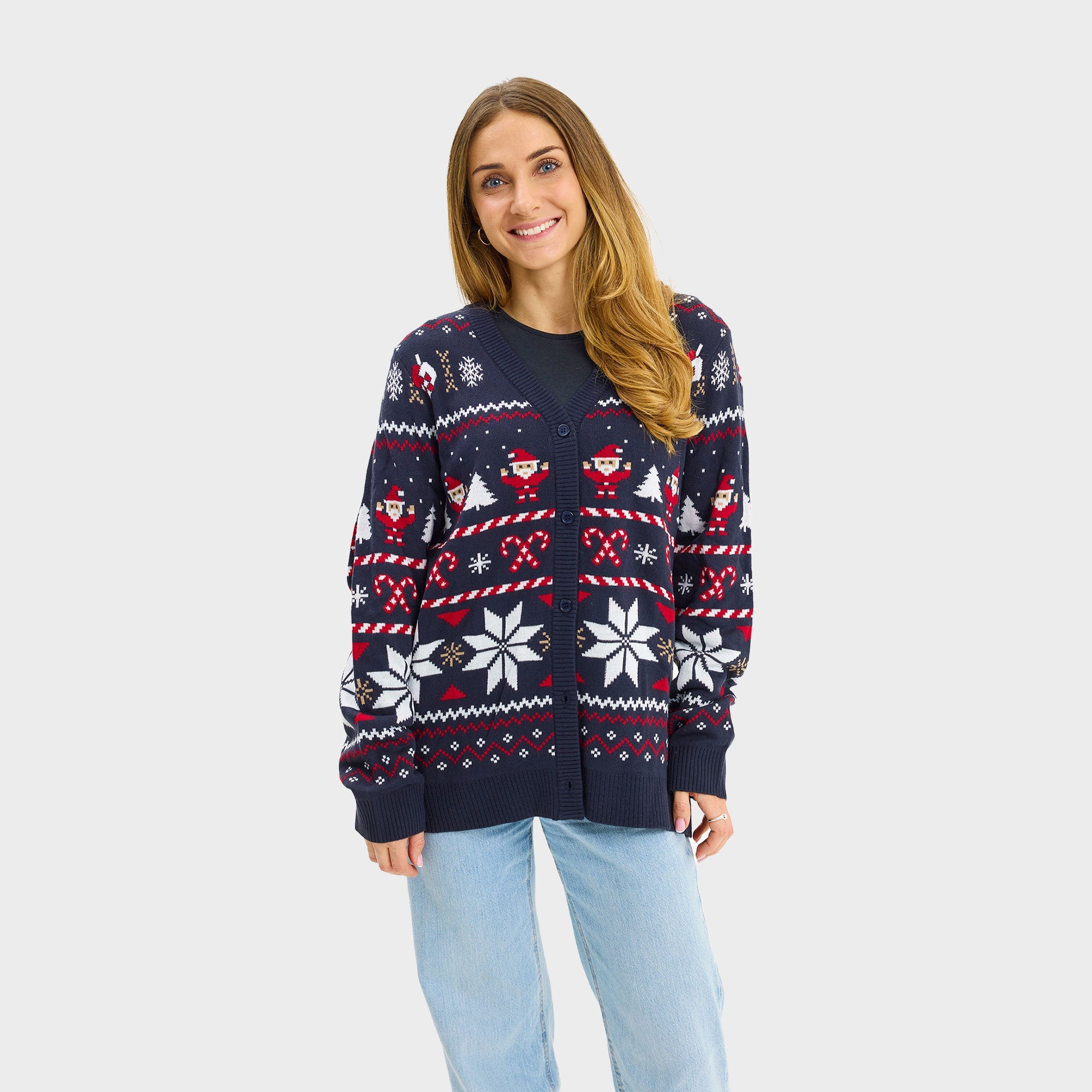 Santa’s julcardigan – Dam
