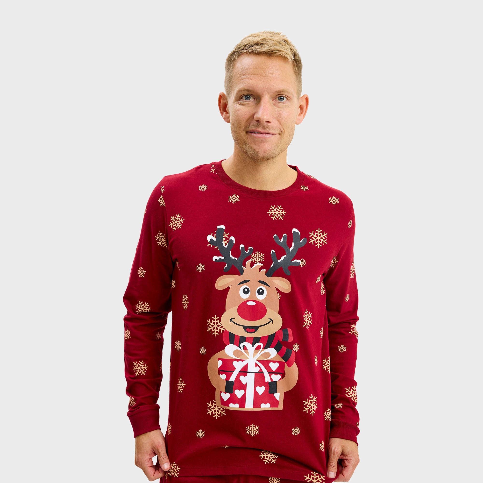 Rudolfs Cute julpyjamas för herr