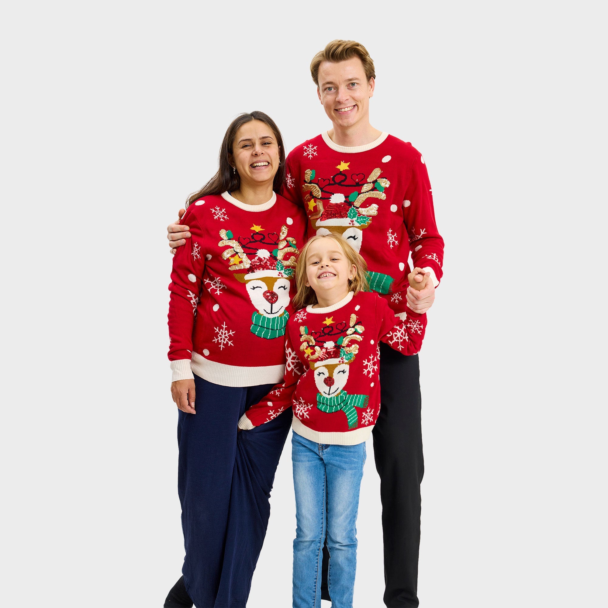 Den söta renens Jultröja - Herr