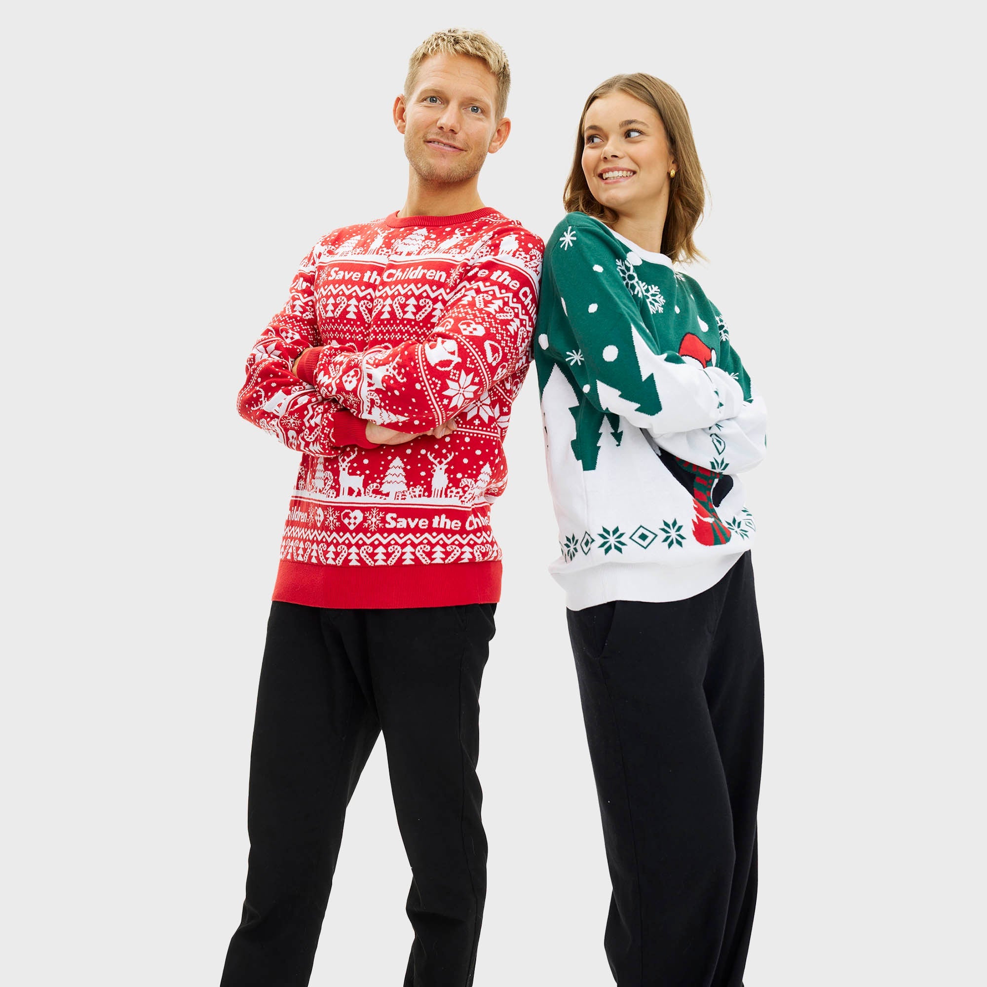 Pandaens jultröja - Dam.