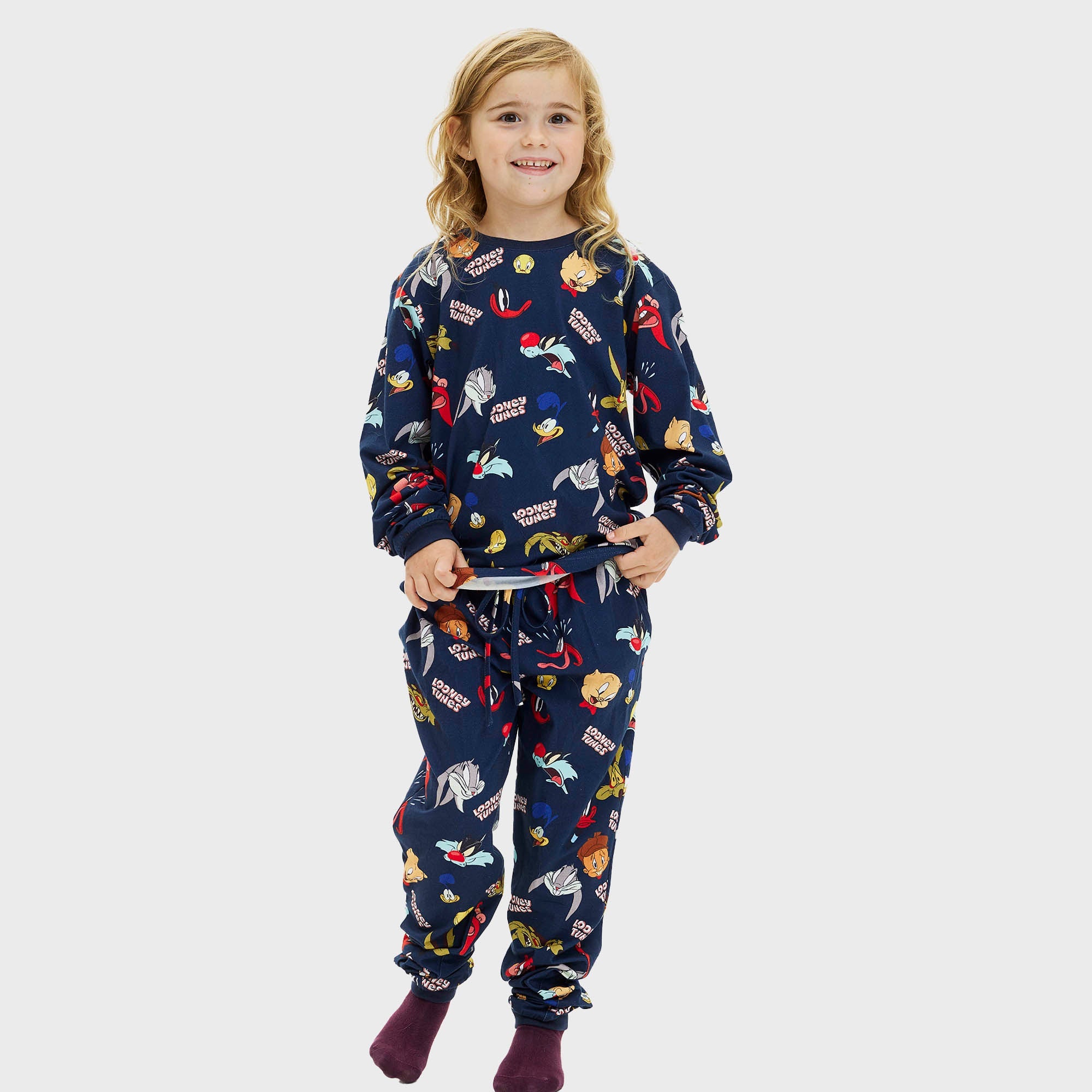 Looney Tunes julpyjamas barn