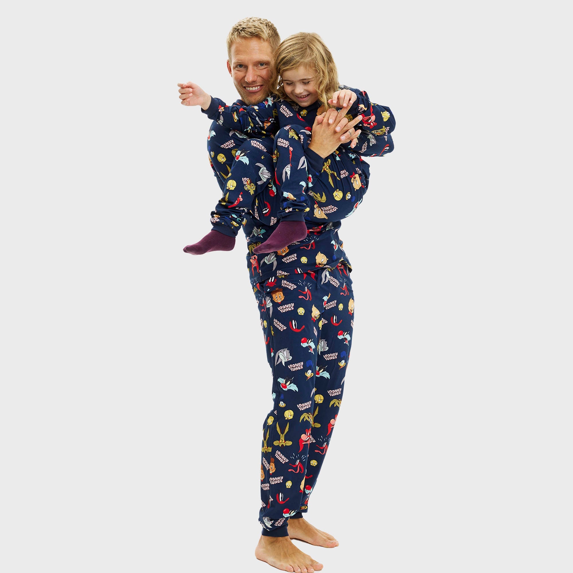 Looney Tunes julpyjamas barn