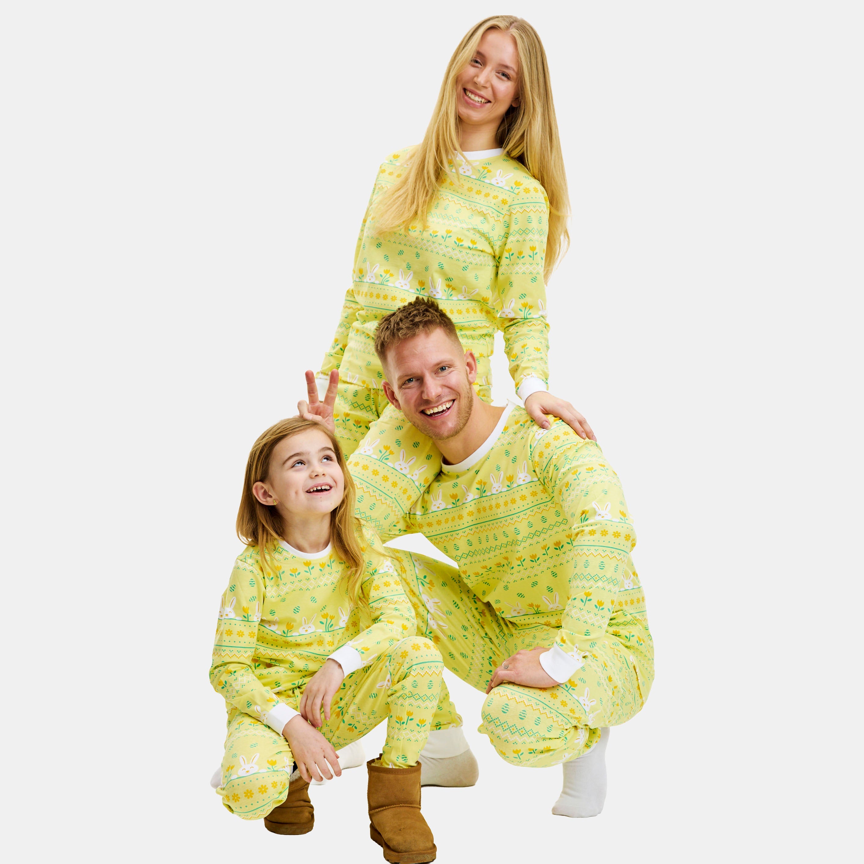 Elegant kanin påskpyjamas - Barn