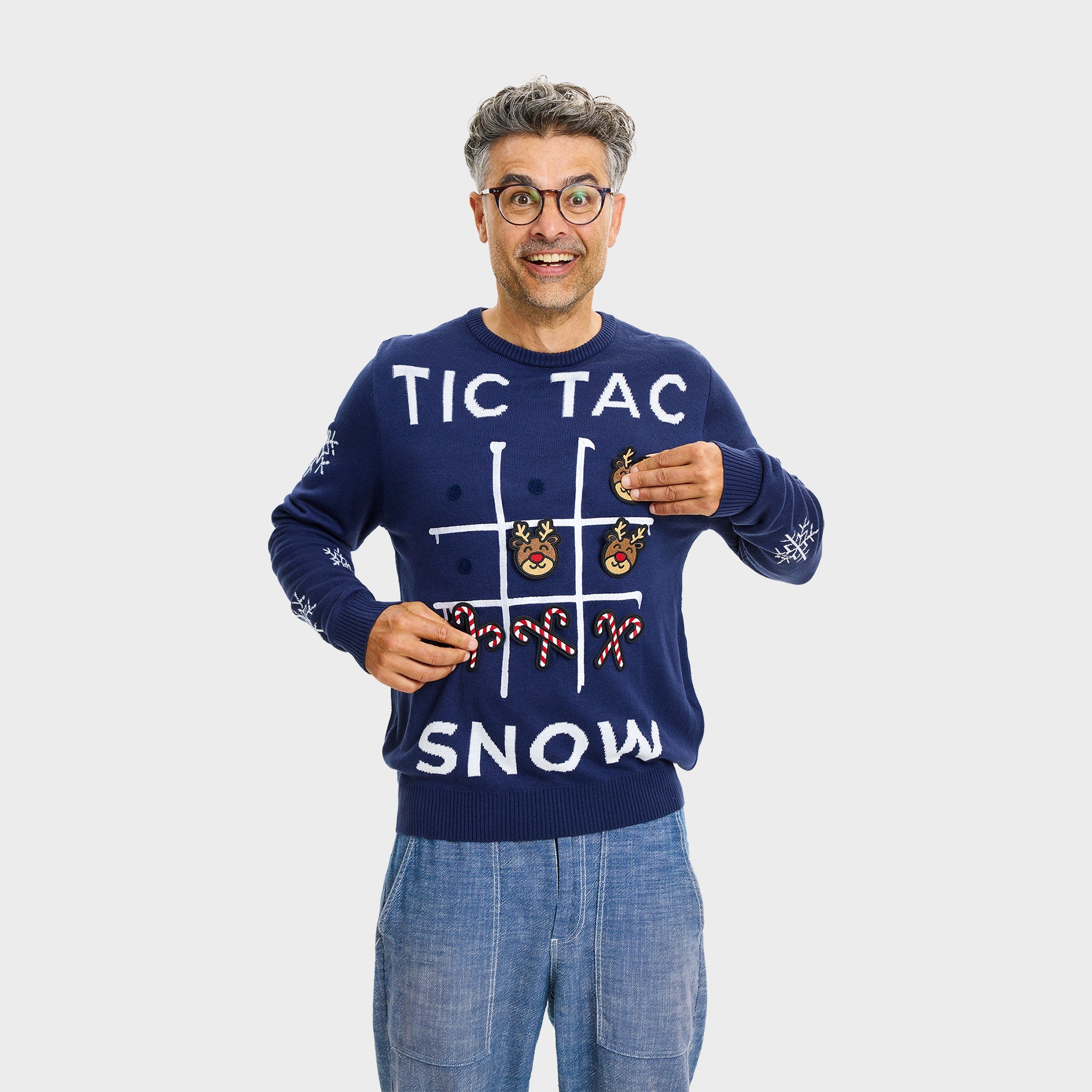 Tic Tac Toe Jultröja - Herr
