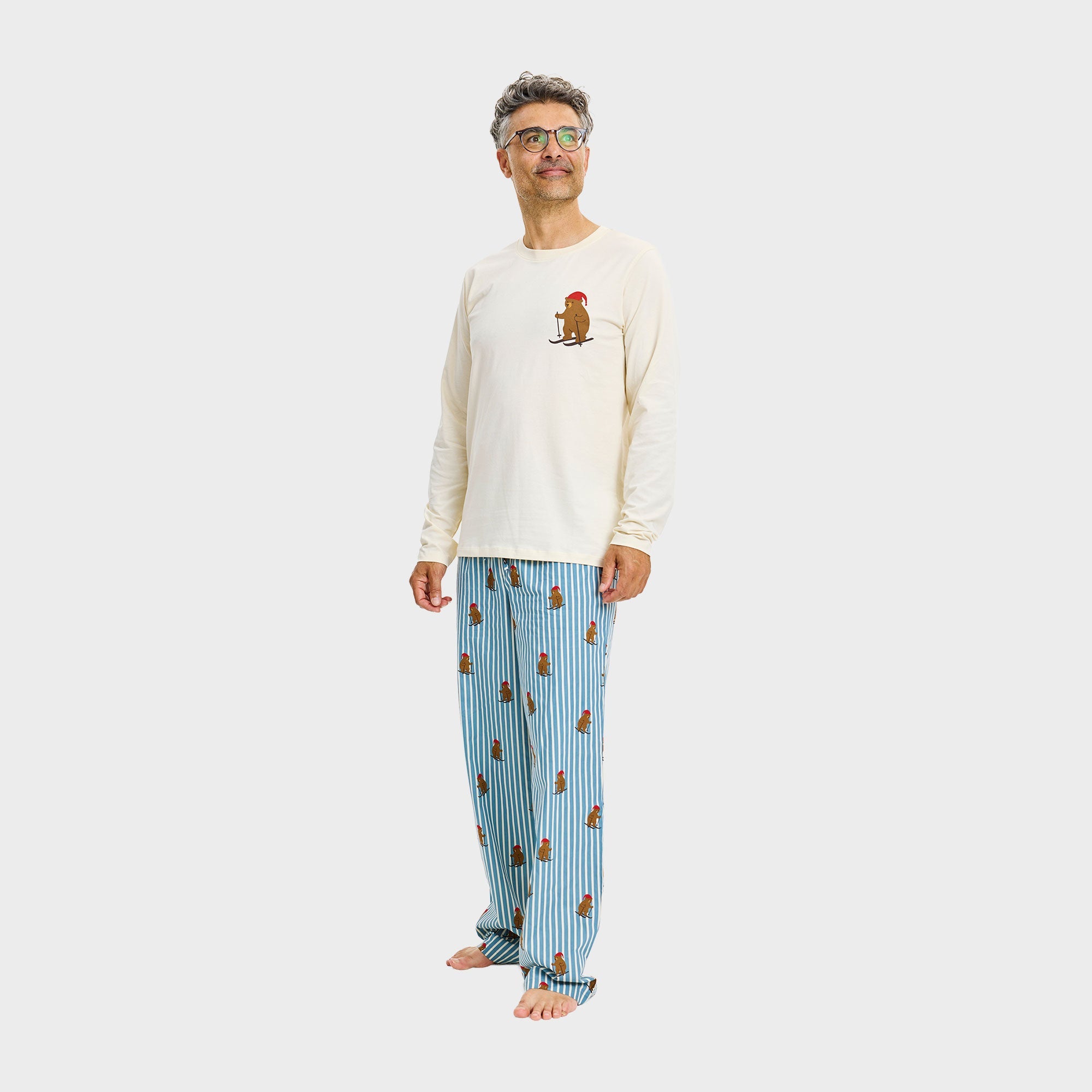 Björnens Julpyjamas - Herr