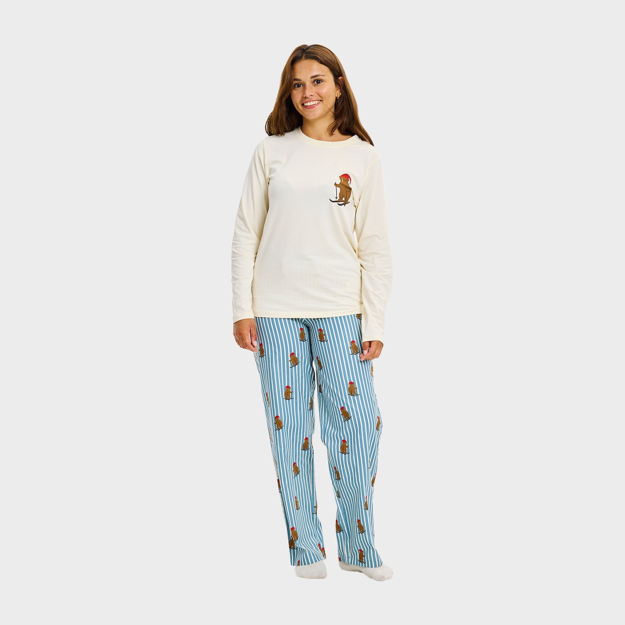 Björnens Julpyjamas - Dam