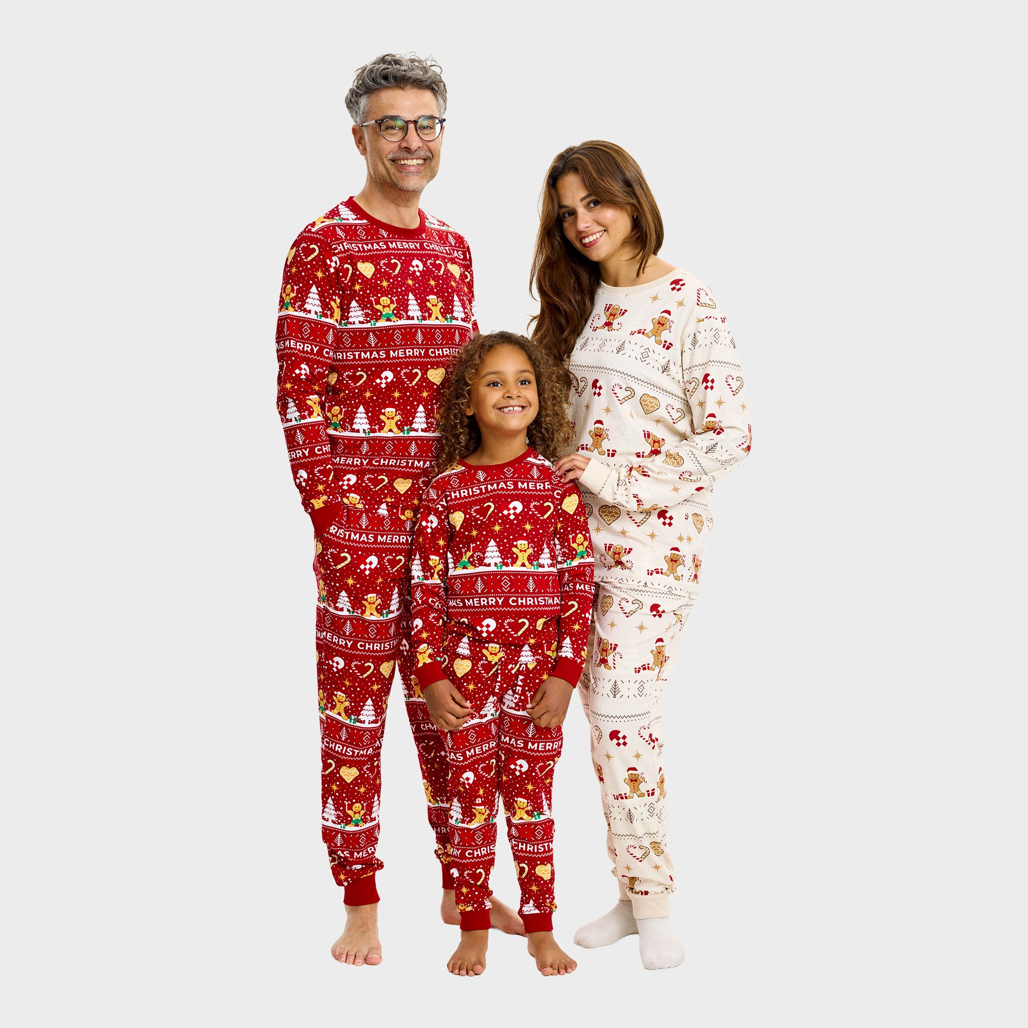 Christmas Cookie julpyjamas röd – Herr