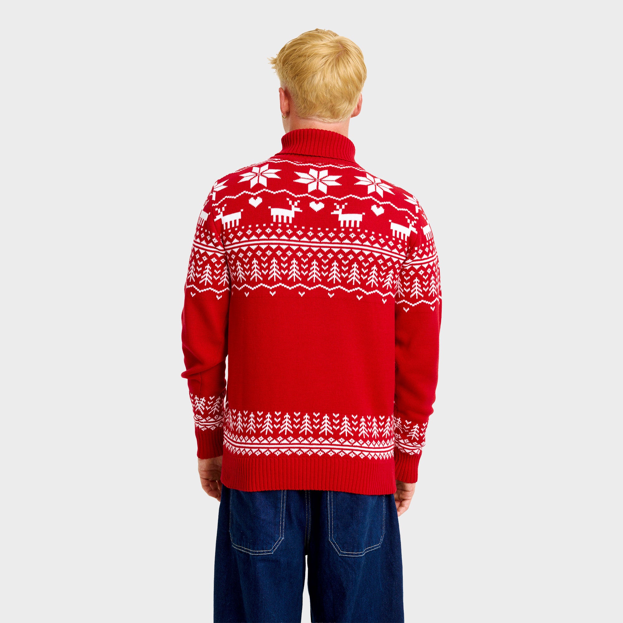 The greenlandish red turtleneck   - Herr.