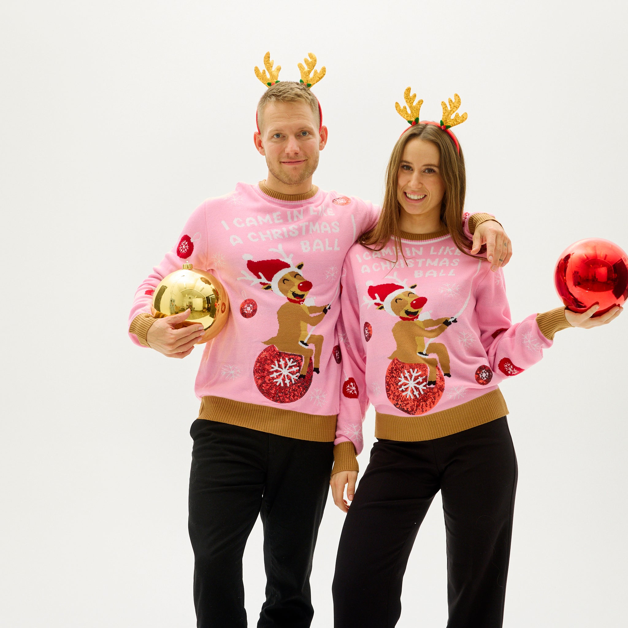 I Came In Like A Christmas Ball Sweater - Herr