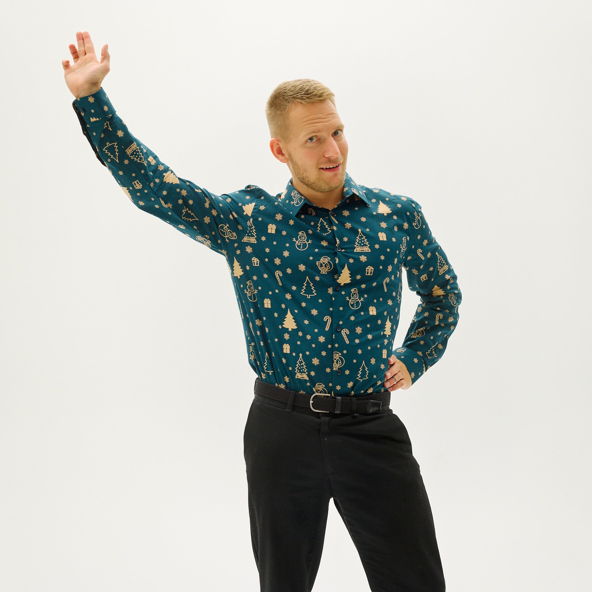 The Snowman's Christmas Shirt - Herr.