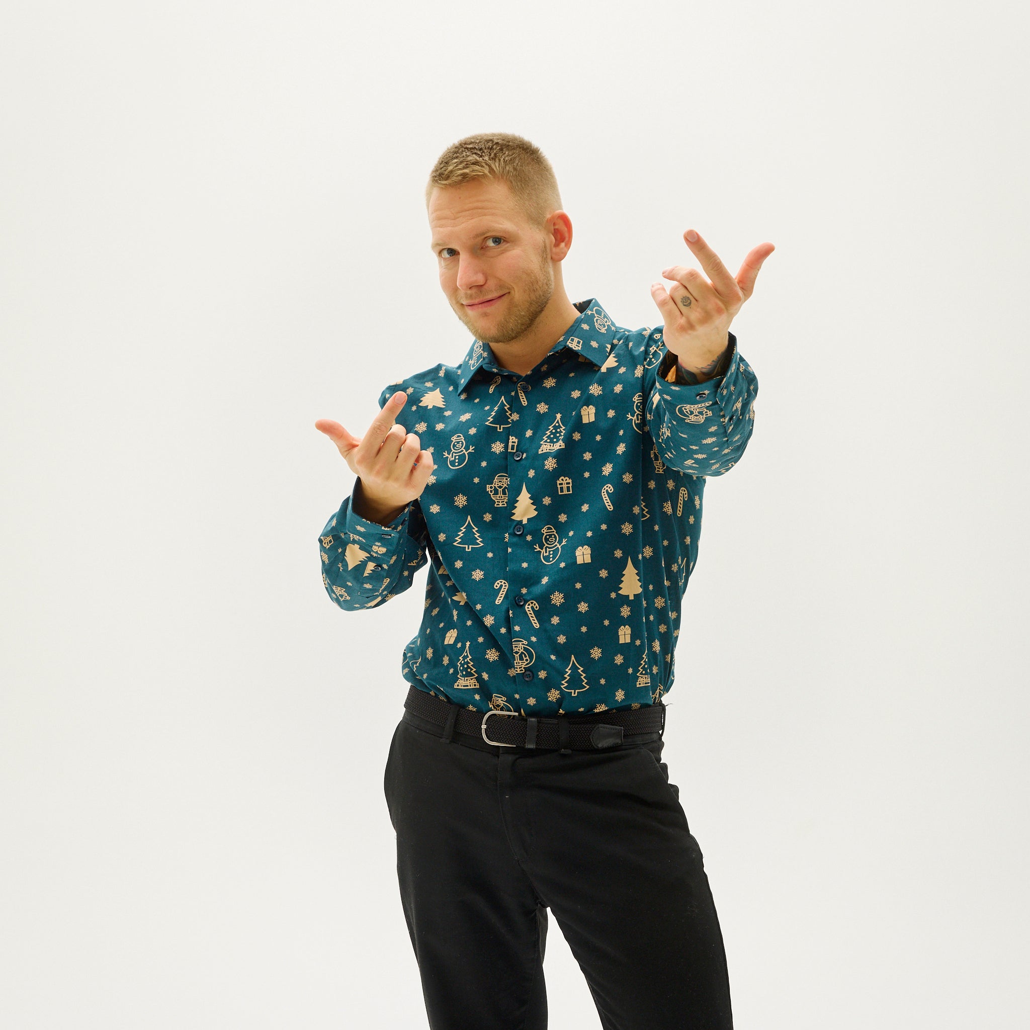 The Snowman's Christmas Shirt - Herr.