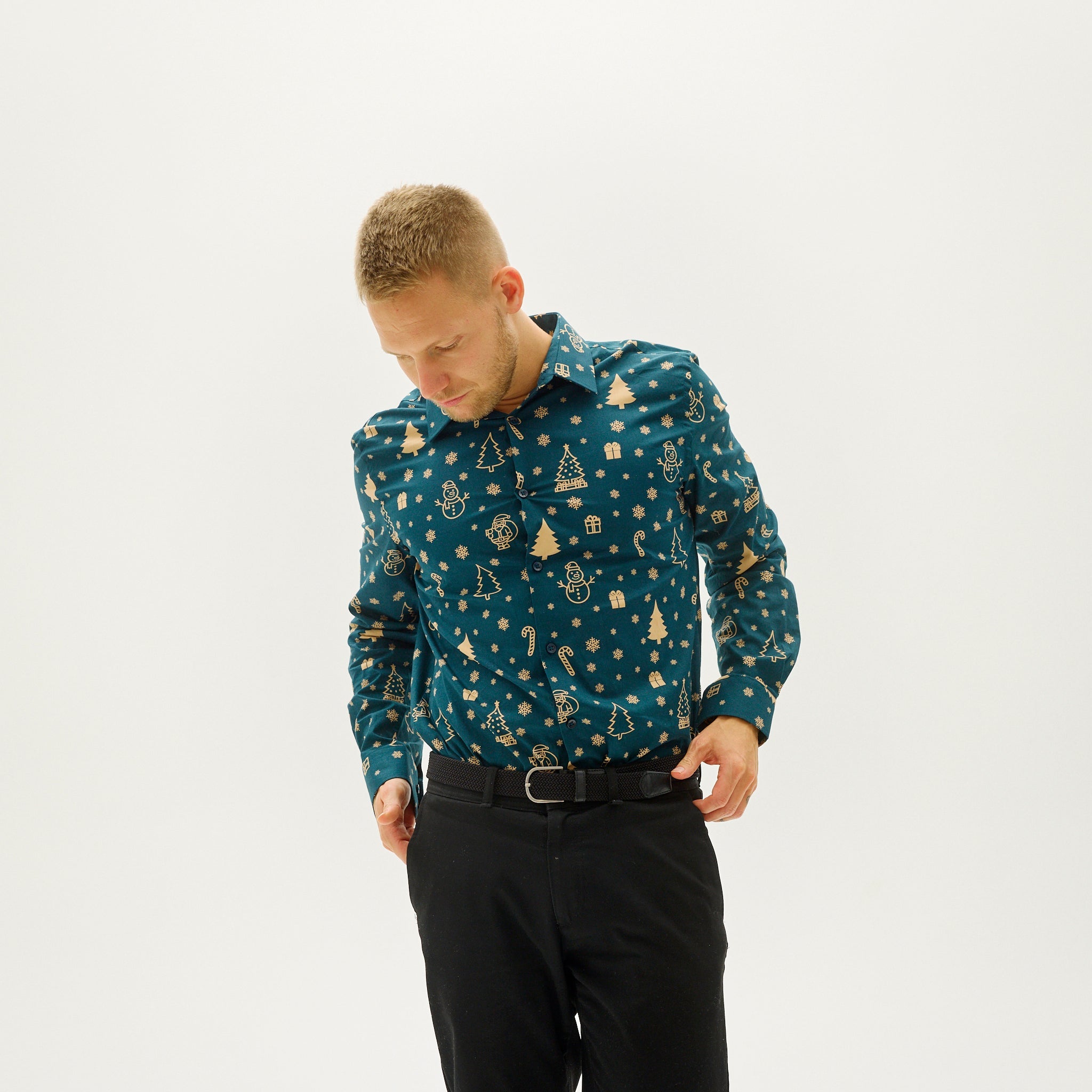 The Snowman's Christmas Shirt - Herr.