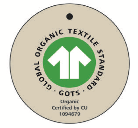 Logotyp för Global Organic Textile Standards.