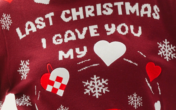 The Christmas Heart Sweater - Herr