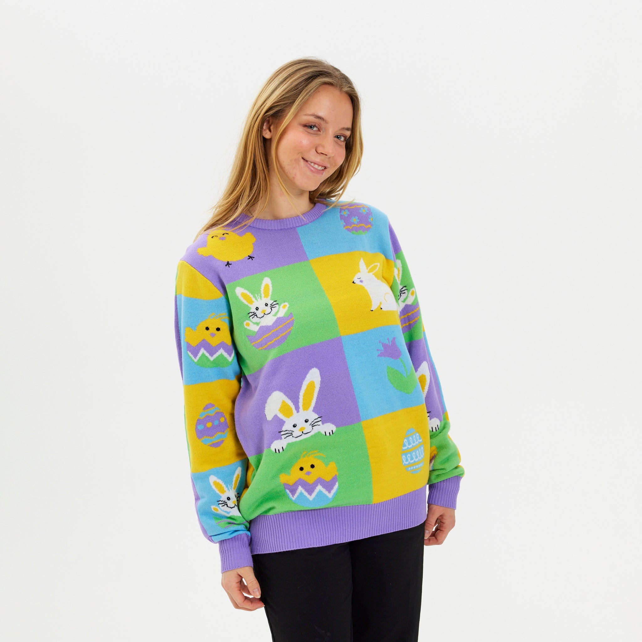 Patchwork Påsktröjan - Dam
