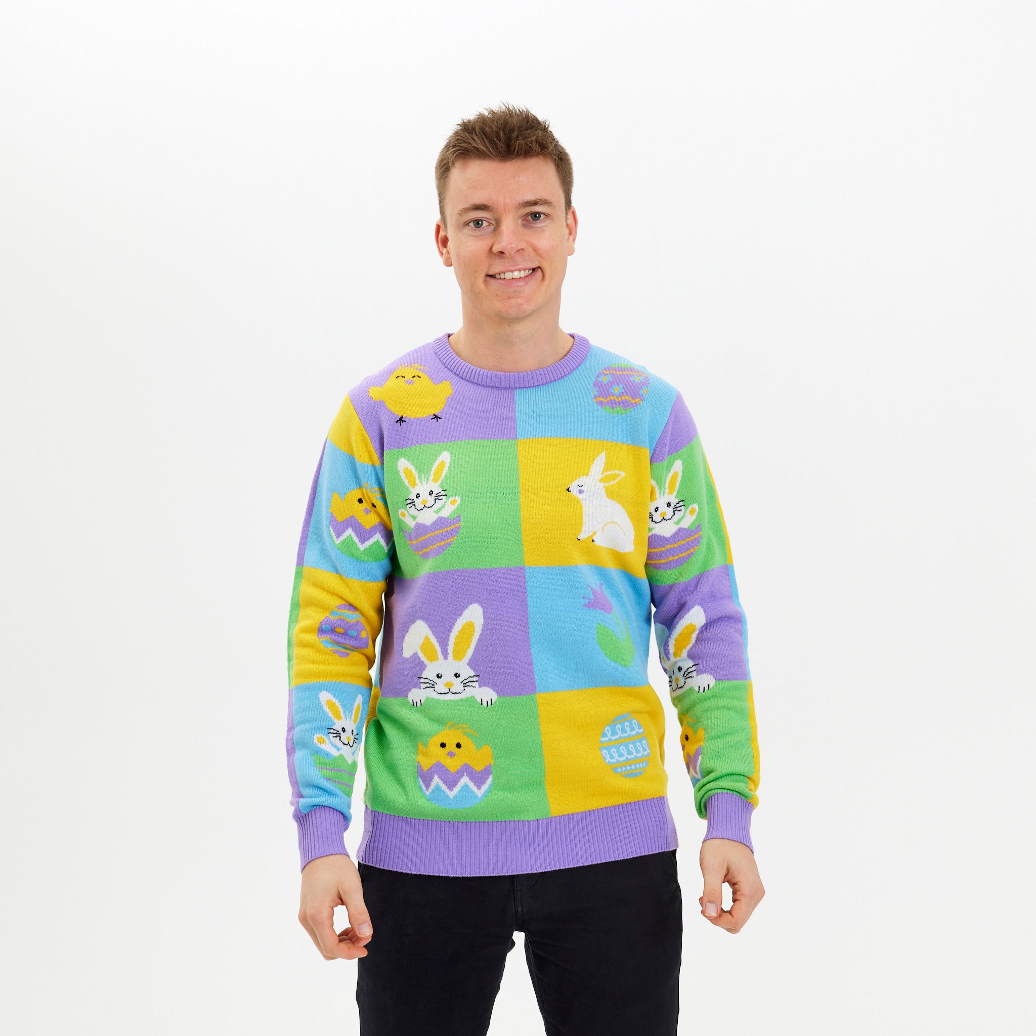 Patchwork Påsktröjan - Herr