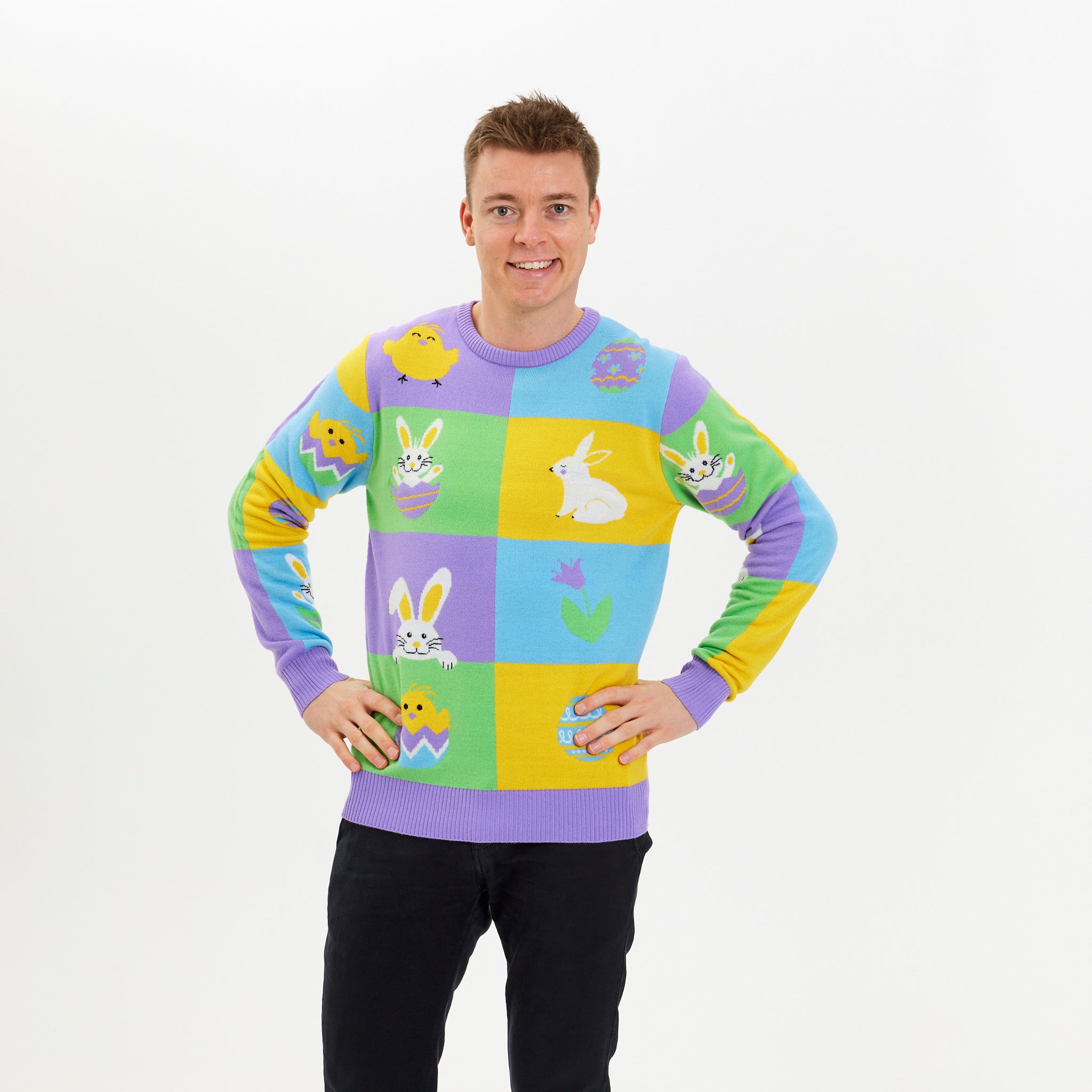 Patchwork Påsktröjan - Herr