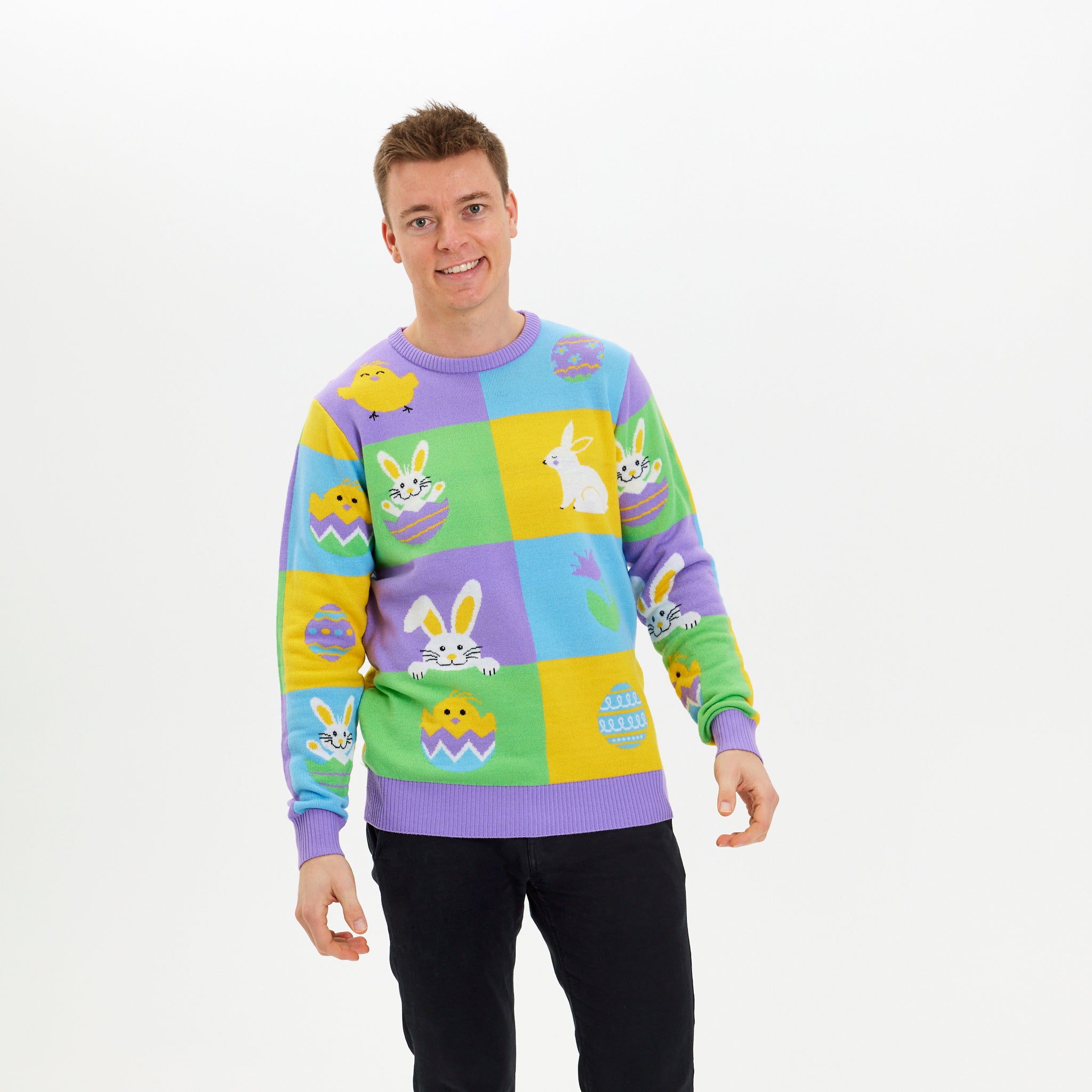 Patchwork Påsktröjan - Herr