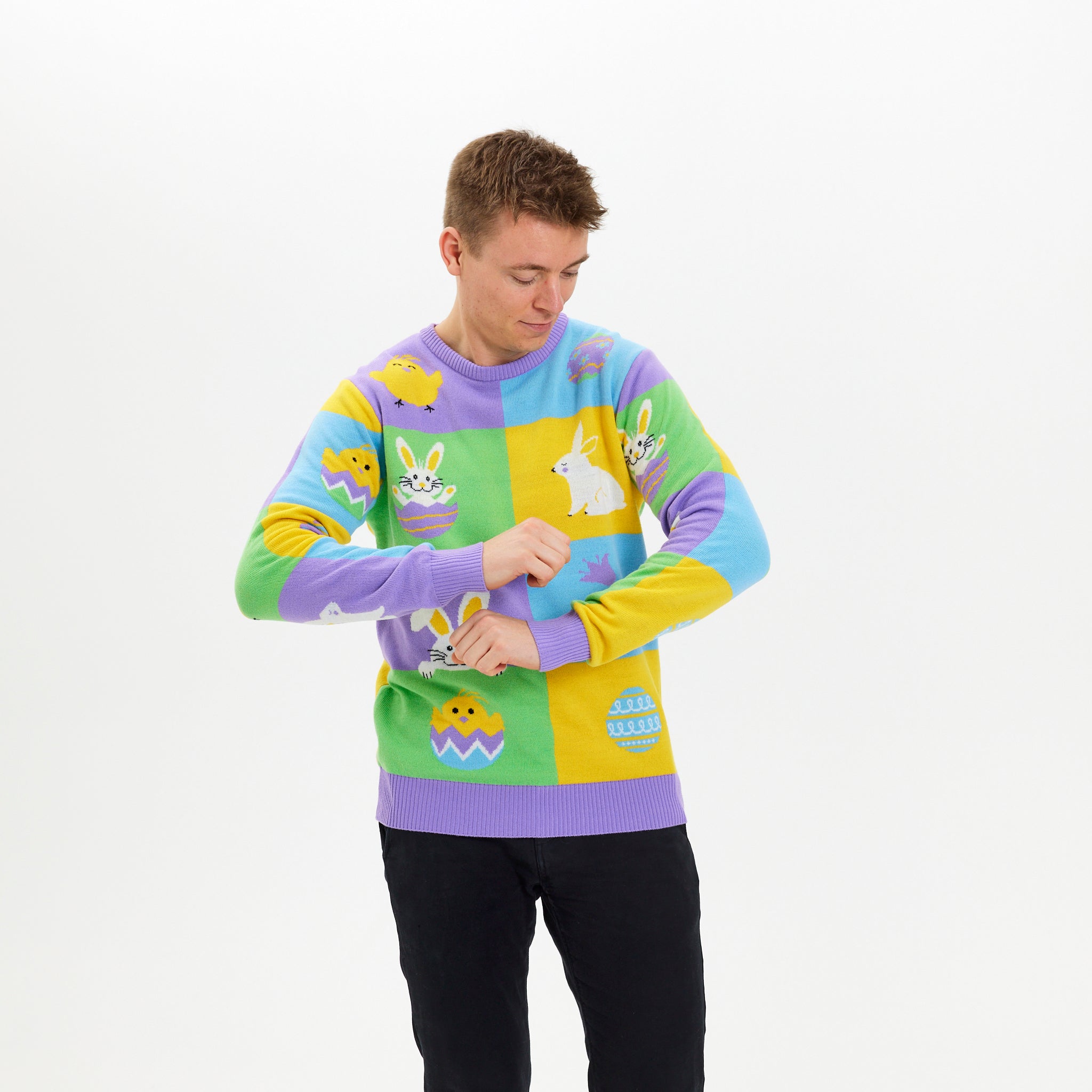 Patchwork Påsktröjan - Herr