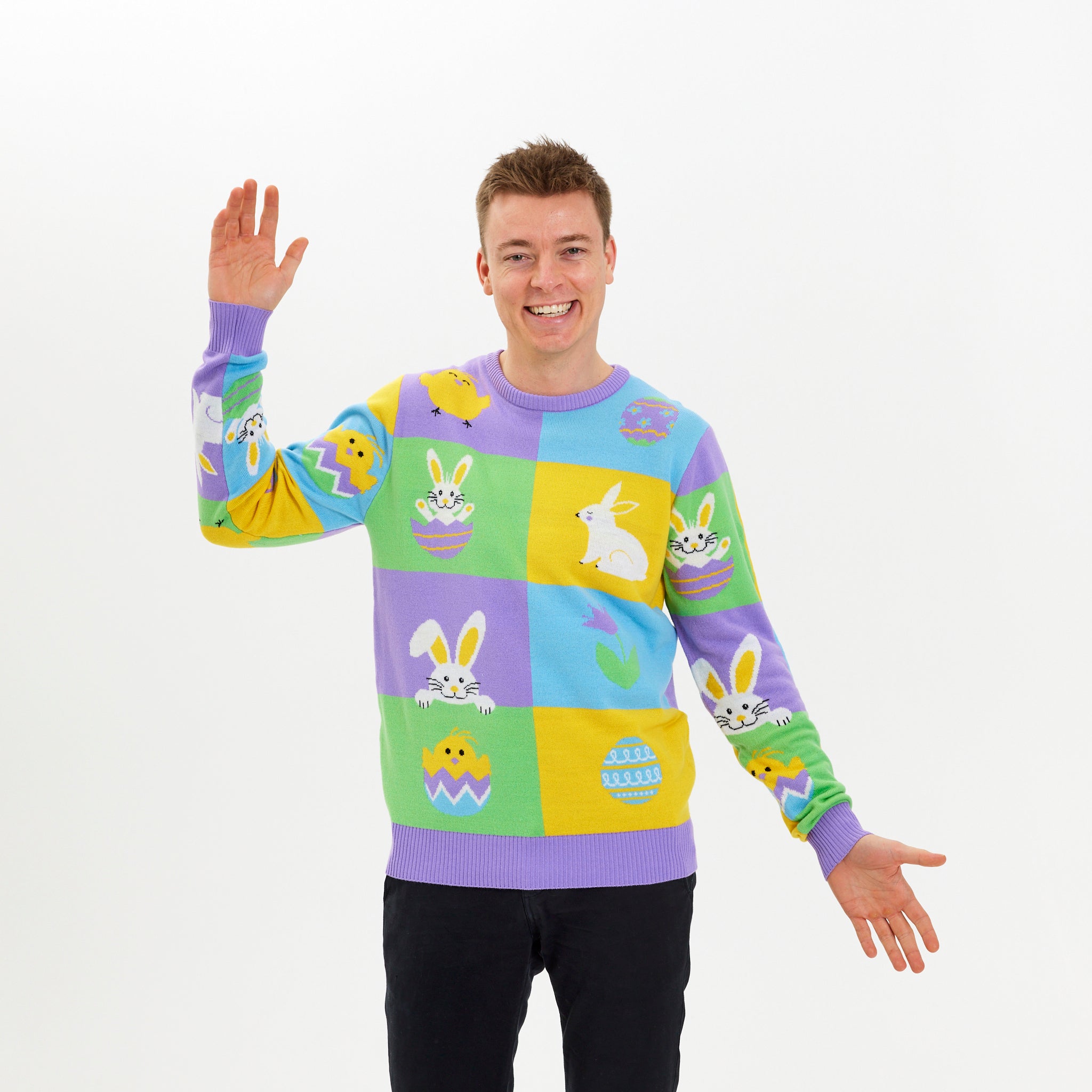 Patchwork Påsktröjan - Herr