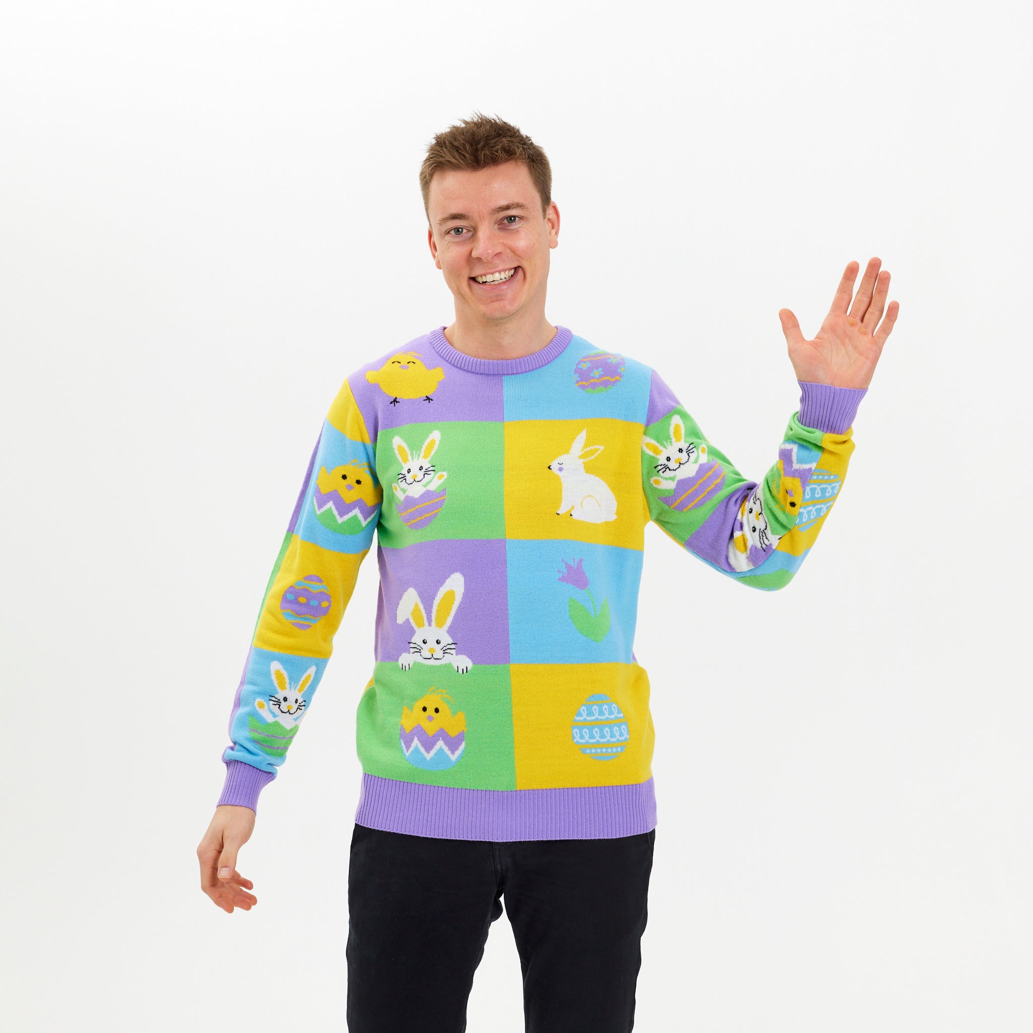 Patchwork Påsktröjan - Herr